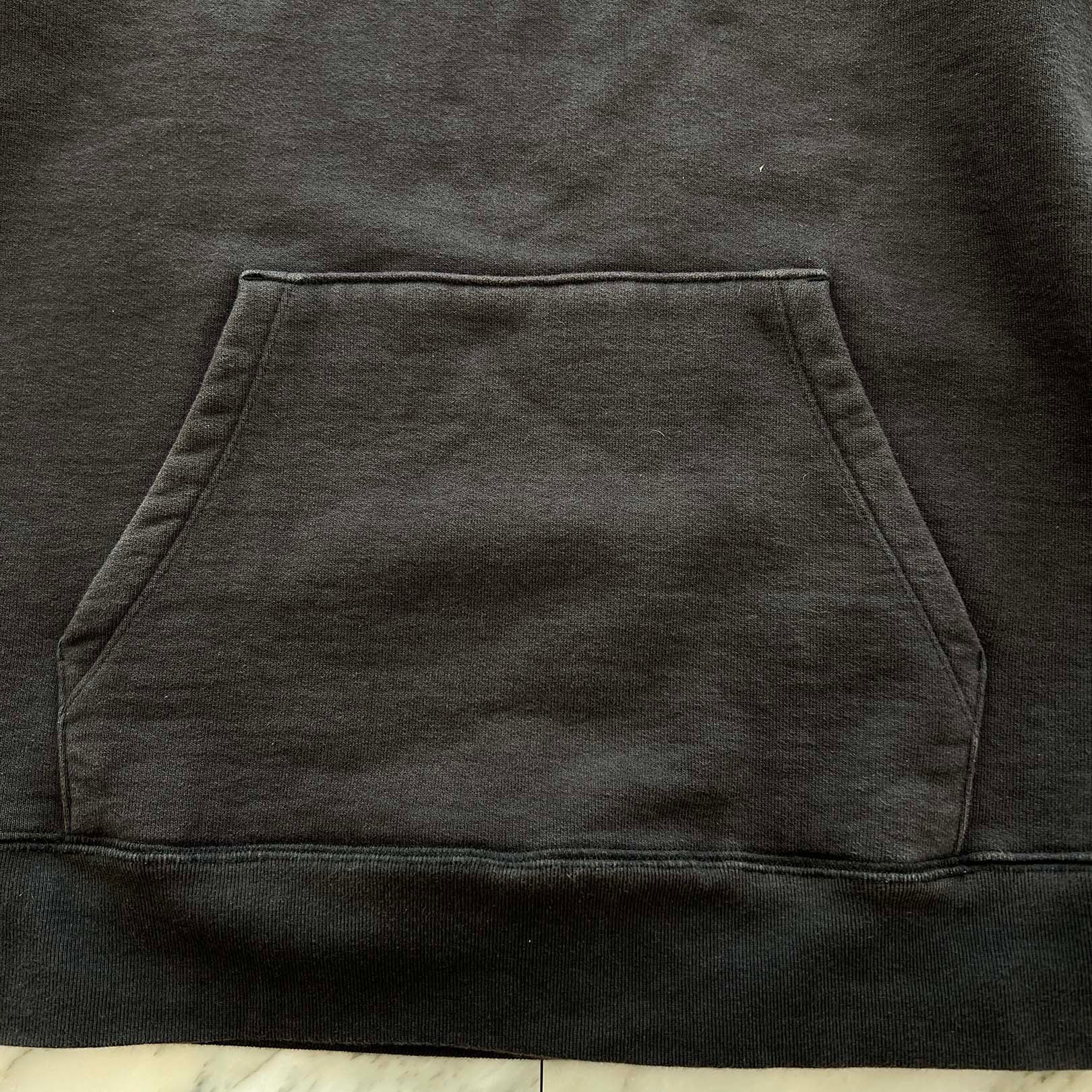 CHROME HEARTS Y NOT Cemetery Cross Leather Patch Pullover Hoodie Size L クロムハーツ ワイノット セメタリークロス レザーパッチ プルオーバーフーディ サイズL