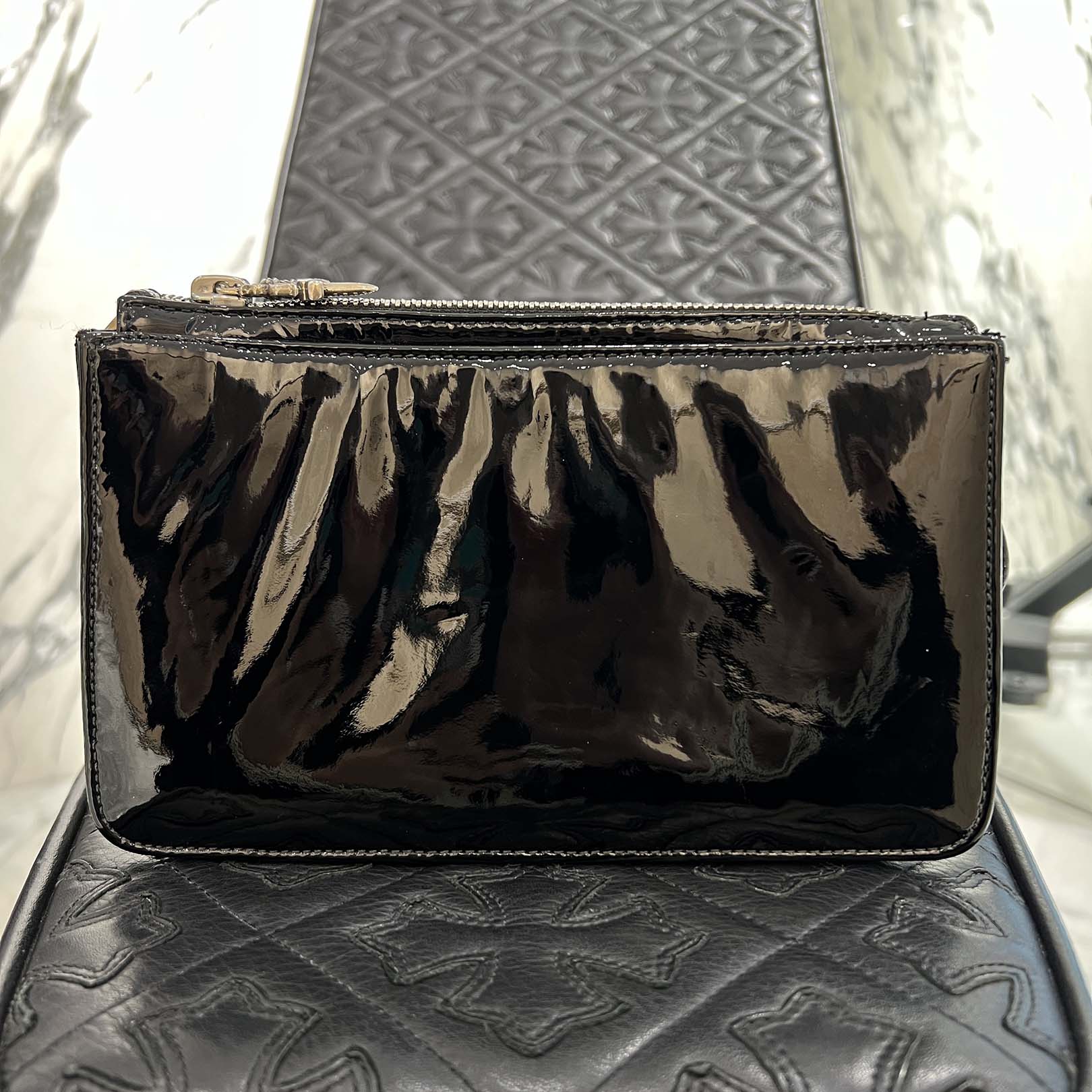 CHROME HEARTS The Night Patent Leather Hand Bag クロムハーツ ザ・ナイト パテントレザー ハンドバッグ