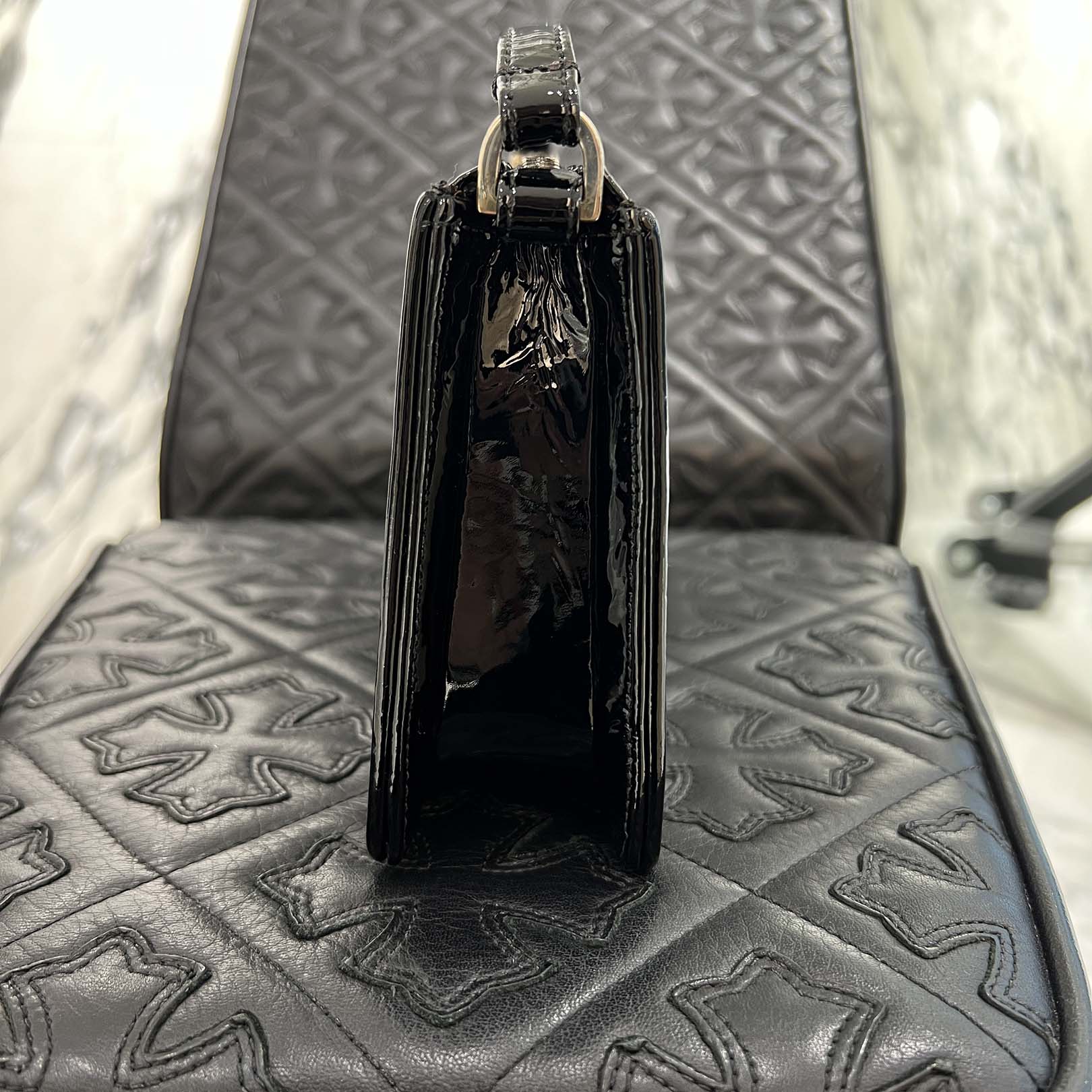 CHROME HEARTS The Night Patent Leather Hand Bag クロムハーツ ザ・ナイト パテントレザー ハンドバッグ