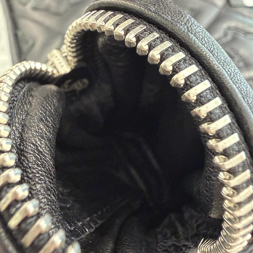 CHROME HEARTS 1 Cross Leather Patch Micro Taka Leather Poach クロムハーツ 1クロスレザーパッチ マイクロタカレザーポーチ