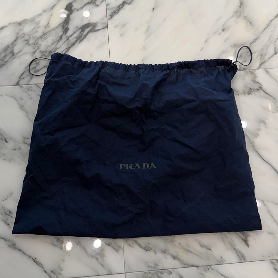 PRADA 2025AW Triangle Logo Plate Denim Bucket Hat Size XL プラダ トライアングルロゴプレート デニムバケットハット サイズXL