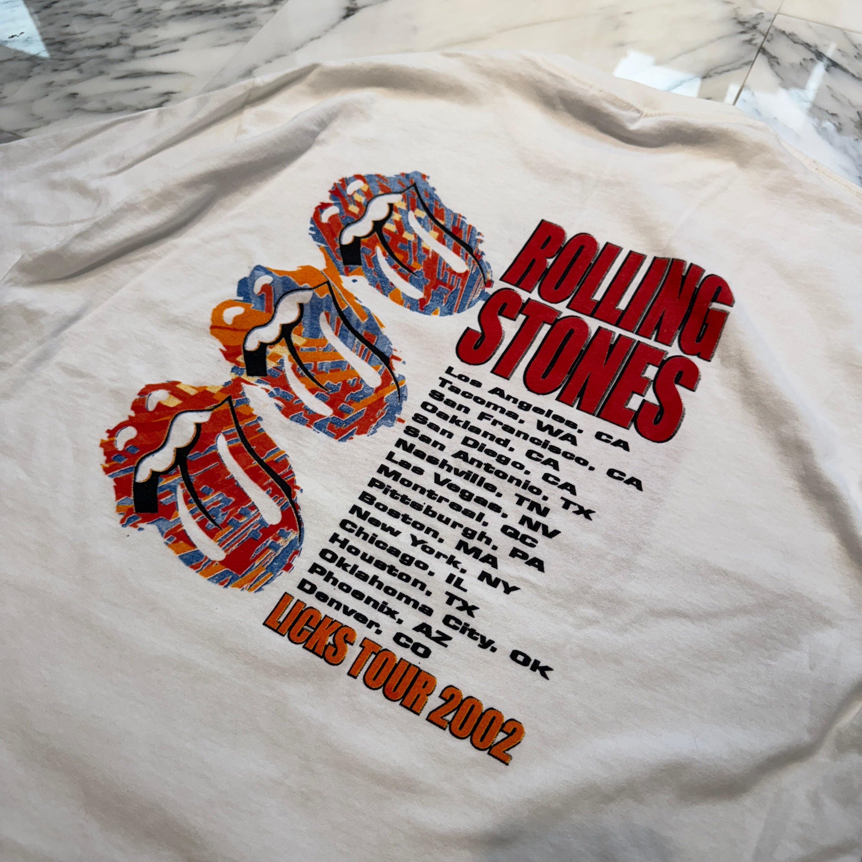 Vintage 00's The Rolling Stones LICKS TOUR 2002 Lip & Tounge ALSTYLE APPAREL S/S Tee Size XL 00's ローリング・ストーンズ リクスツアー 2002 リップ＆タン アルスタイルアパレル社製 Tシャツ サイズXL