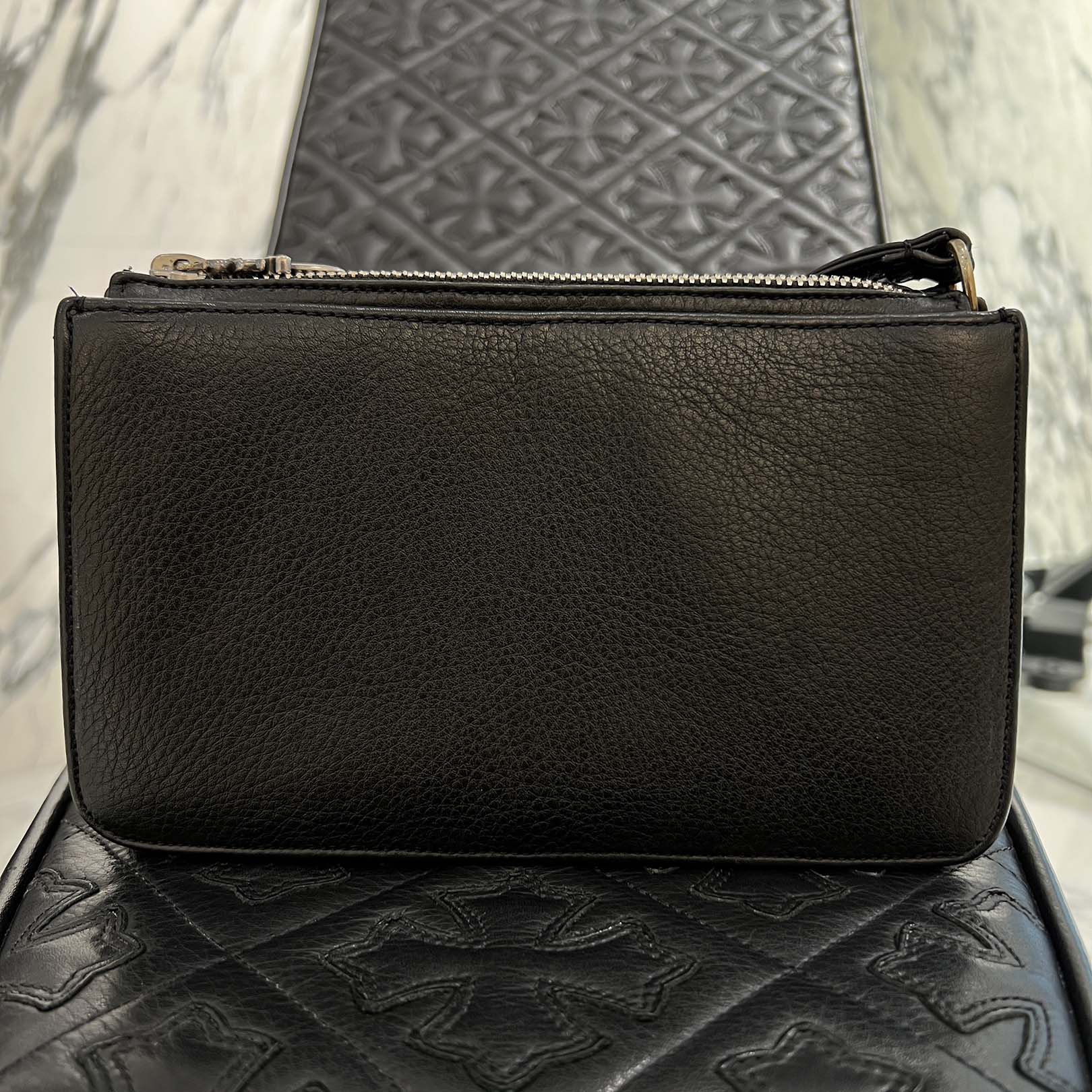 CHROME HEARTS The Night Leather Hand Bag クロムハーツ ザ・ナイト レザー ハンドバッグ
