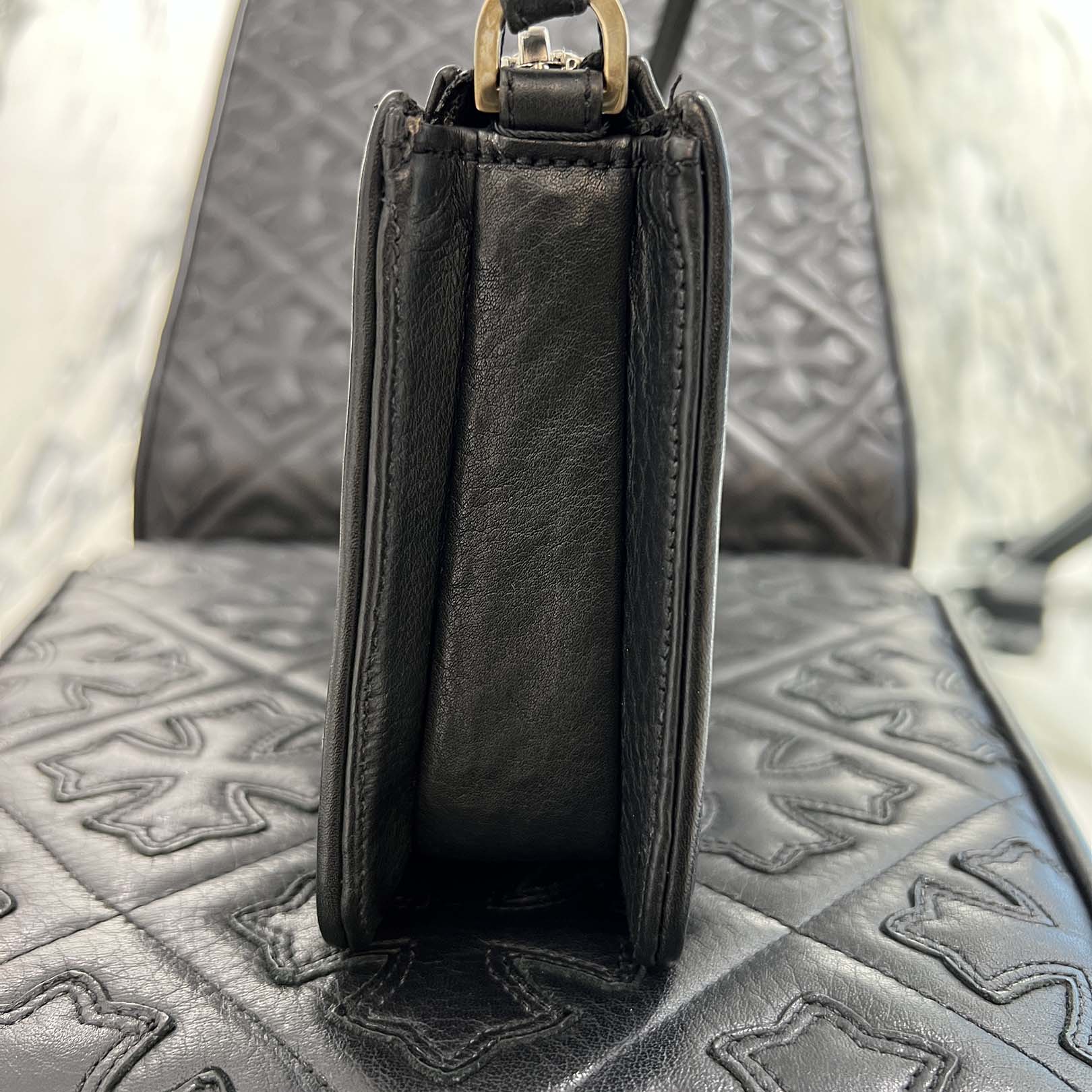 CHROME HEARTS The Night Leather Hand Bag クロムハーツ ザ・ナイト レザー ハンドバッグ