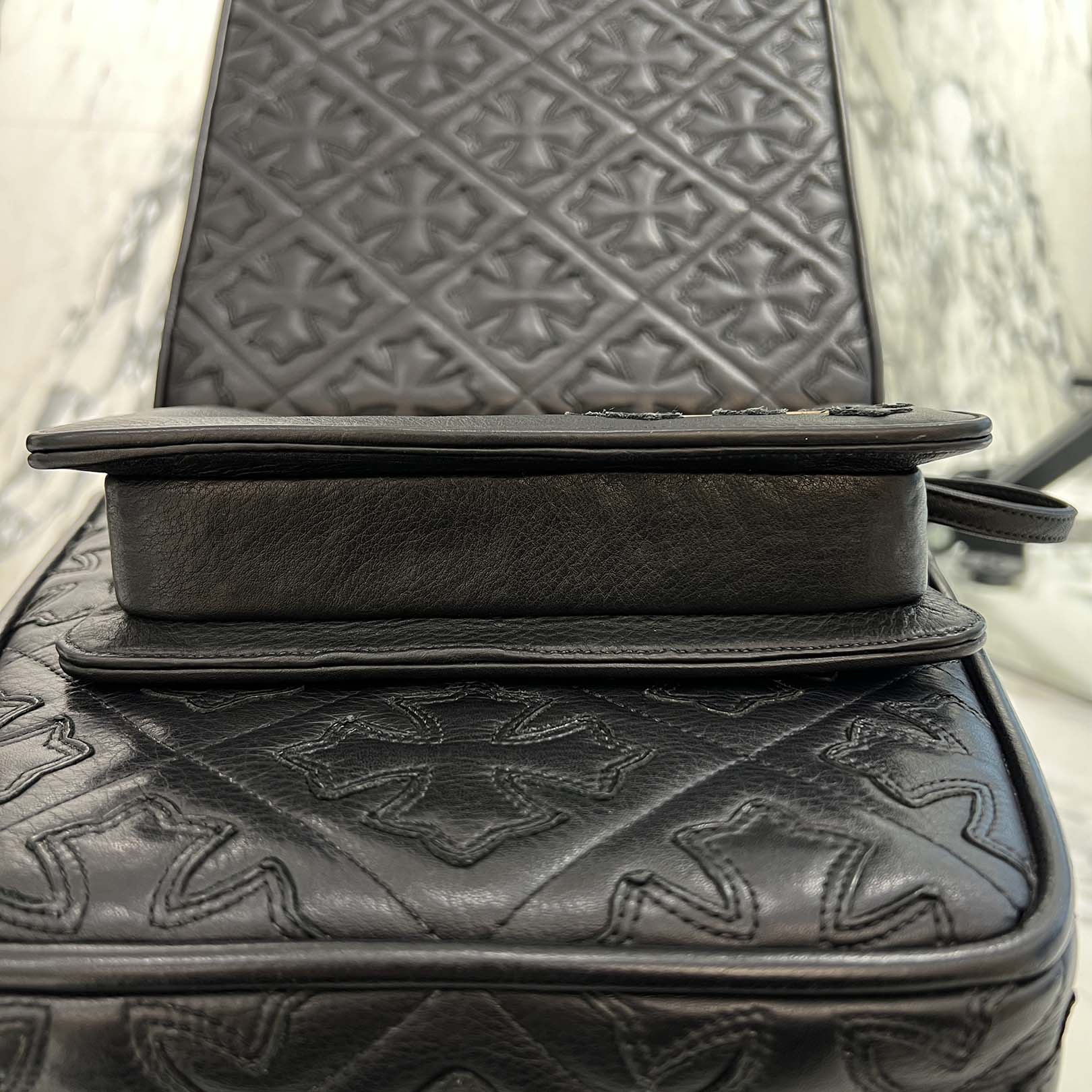 CHROME HEARTS The Night Leather Hand Bag クロムハーツ ザ・ナイト レザー ハンドバッグ
