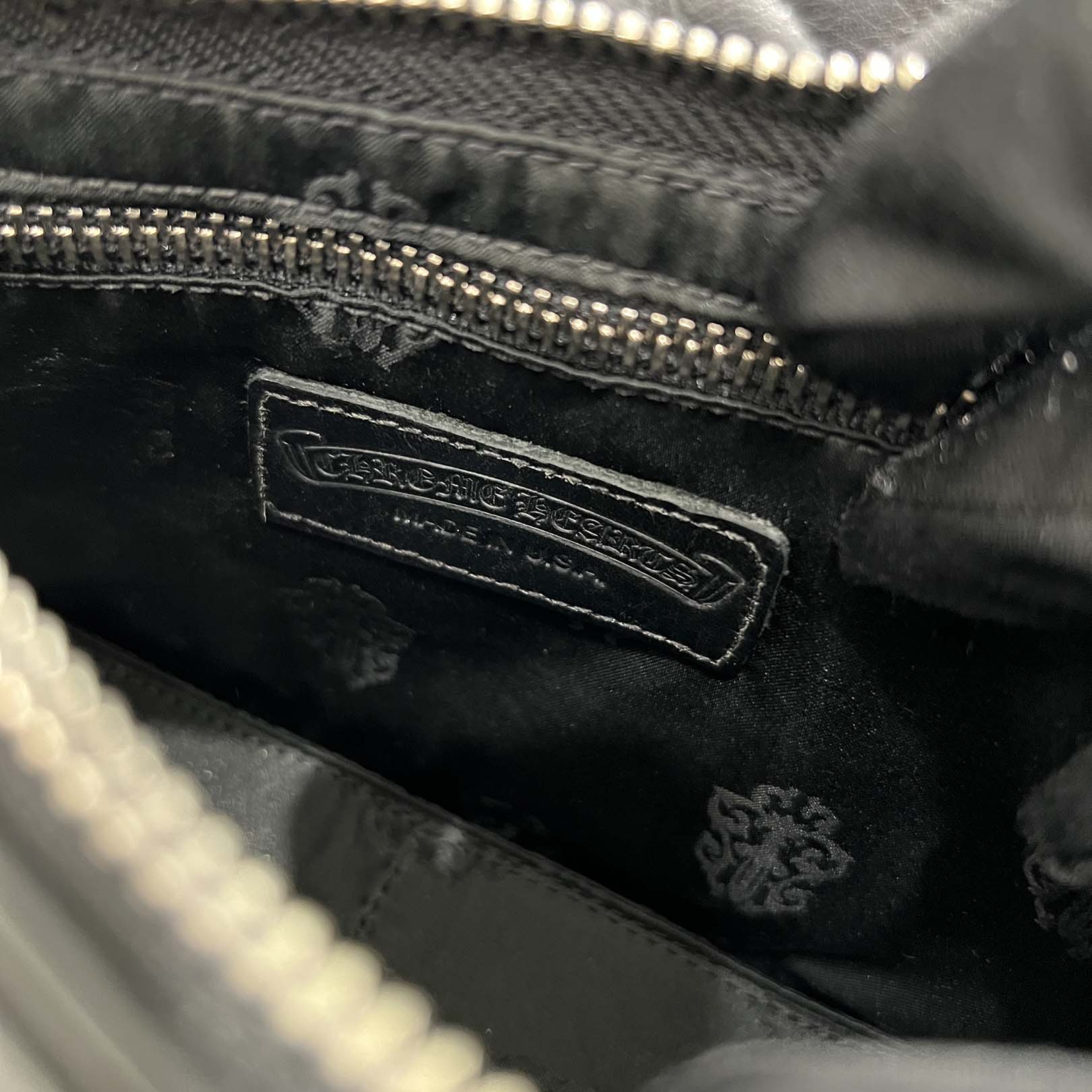 CHROME HEARTS The Night Leather Hand Bag クロムハーツ ザ・ナイト レザー ハンドバッグ