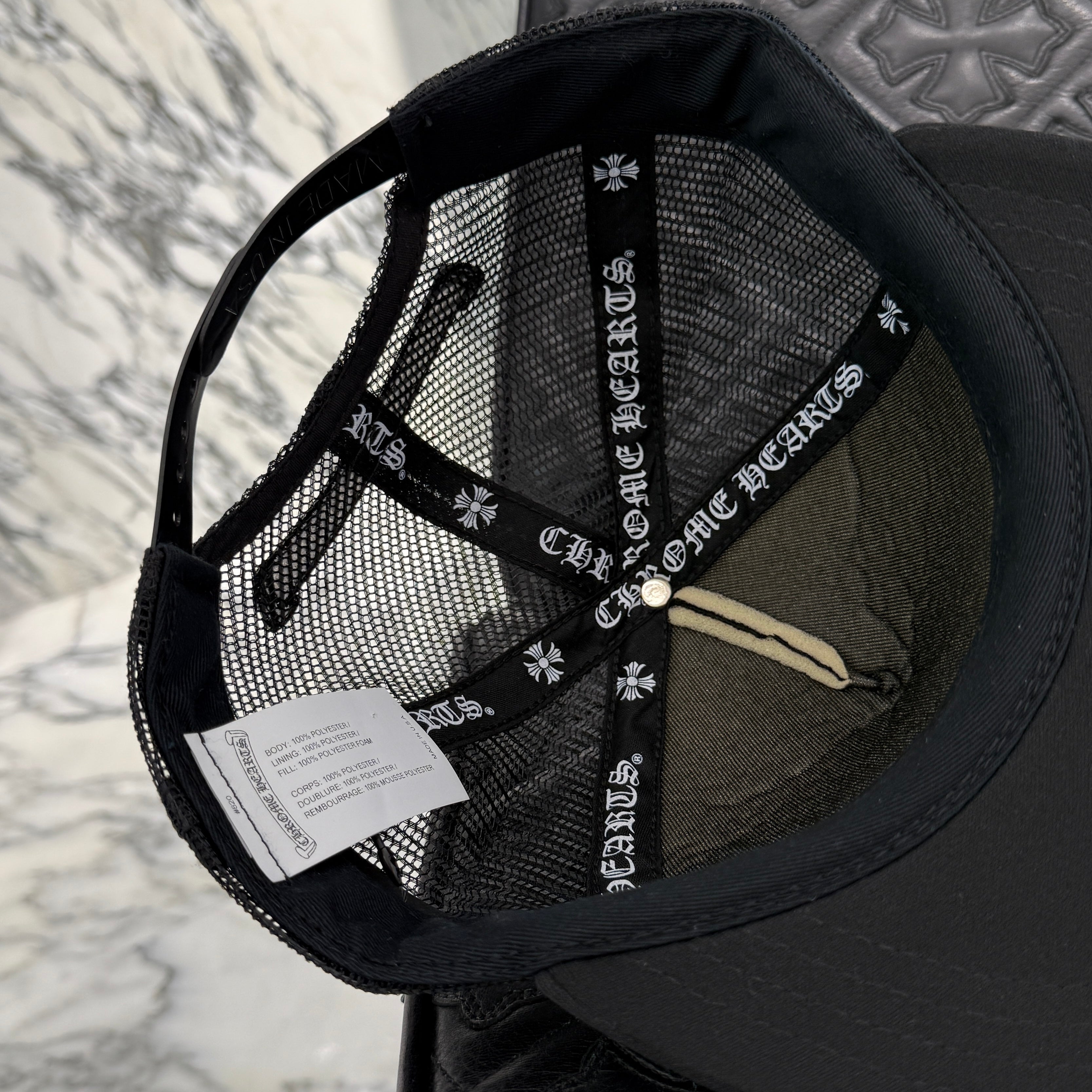 CHROME HEARTS Camouflage Triple Cross Print Trucker Cap ONE SIZE（51-61）クロムハーツ カモフラージュ トリプルクロス プリント トラッカーキャップ ONE SIZE（51-61）