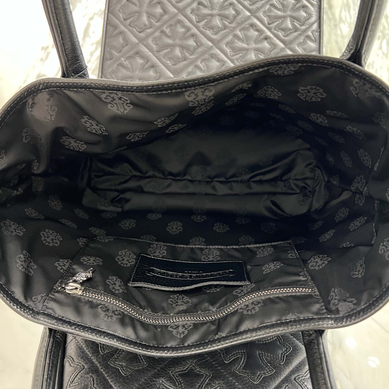 CHROME HEARTS 1 Cross Leather Patch FS Tote Bag クロムハーツ 1クロス レザーパッチ FS トートバッグ