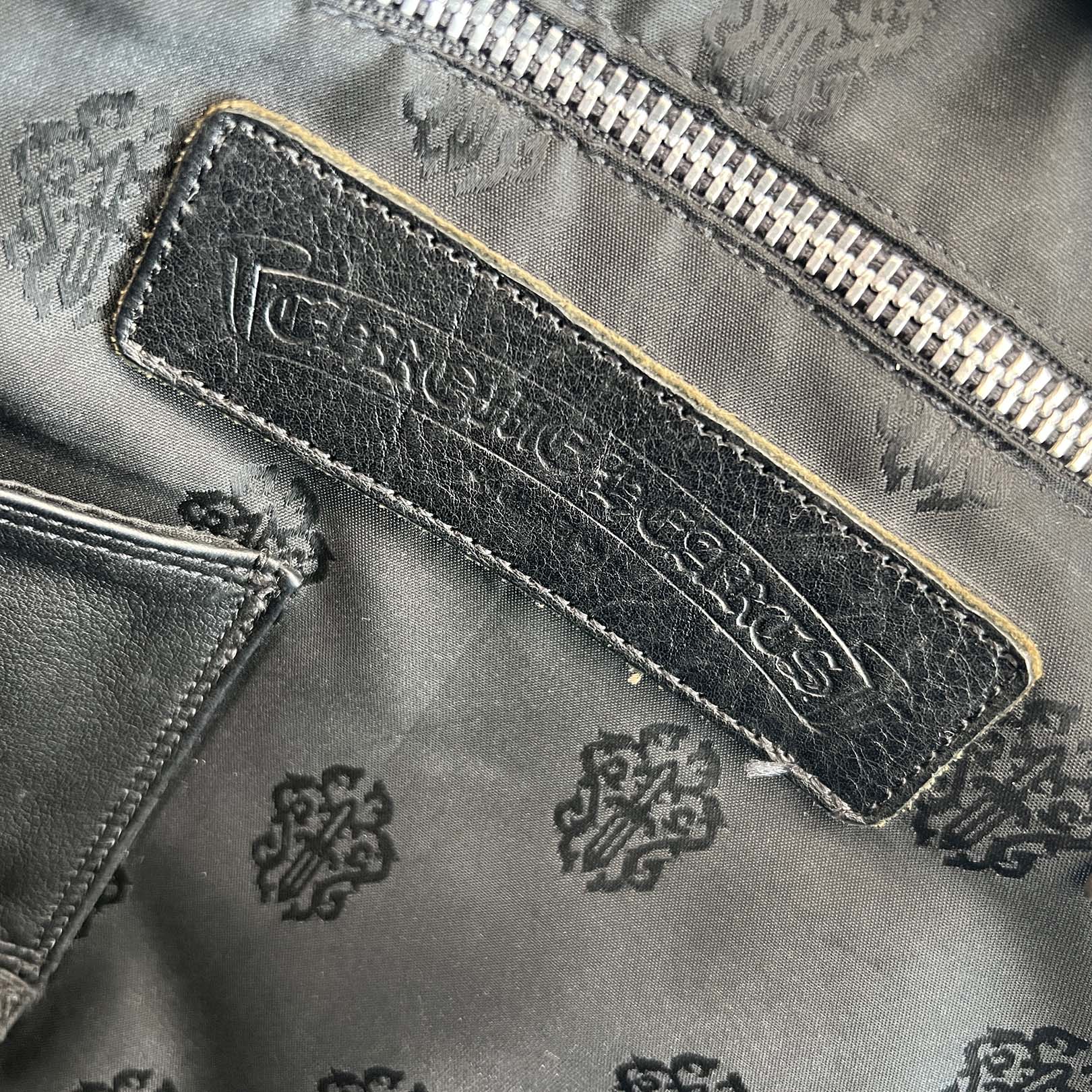 CHROME HEARTS Medium GYM Cemetery Cross Patch Hand Bag クロムハーツ ミディアム ジム セメタリークロスパッチ ハンドバッグ