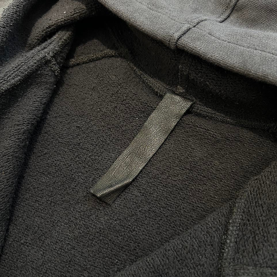 CHROME HEARTS Y NOT Cemetery Cross Leather Patch Zip Up Hoodie Size L クロムハーツ ワイノット セメタリークロスレザーパッチ ジップアップ フーディー サイズL