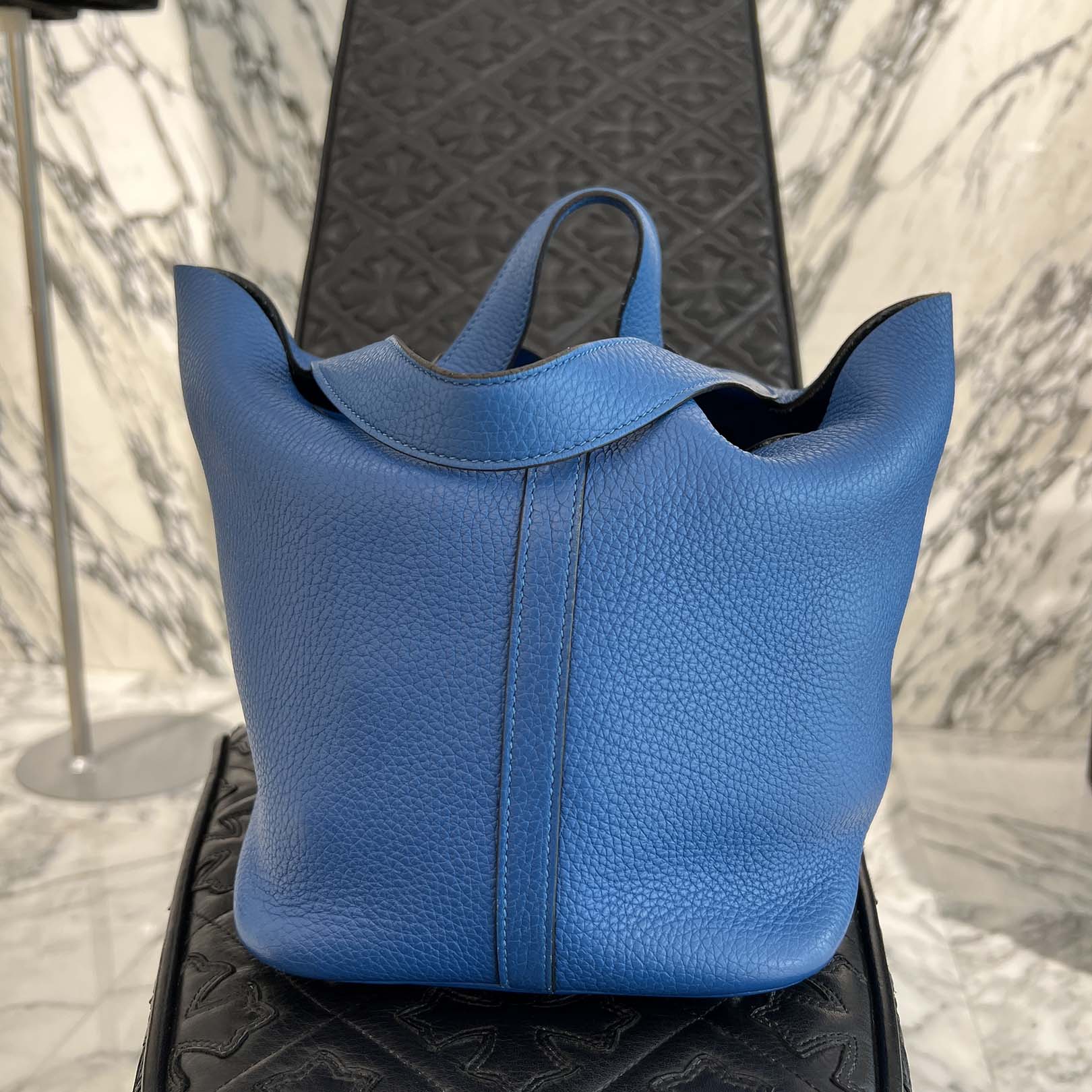 HERMES Picotin Lock MM "Bleu Hydra" Y刻印 エルメス ピコタンロック MM "ブルーイドラ" Y刻印