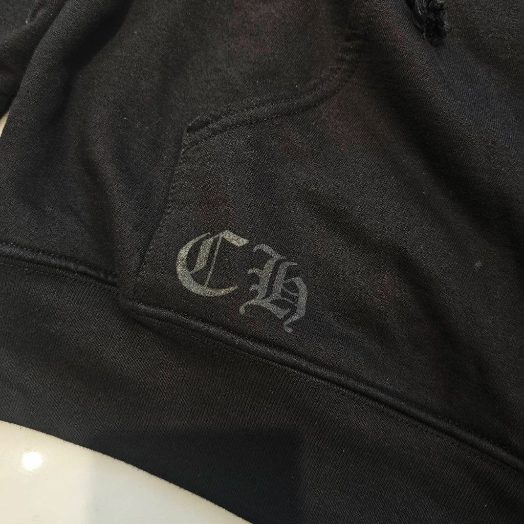 CHROME HEARTS Honolulu Limited Floral Cross Horseshoe Zip Up Hoodie Size XXL クロムハーツ ホノルル限定 フローラルクロス ホースシュー ジップアップフーディー サイズXXL