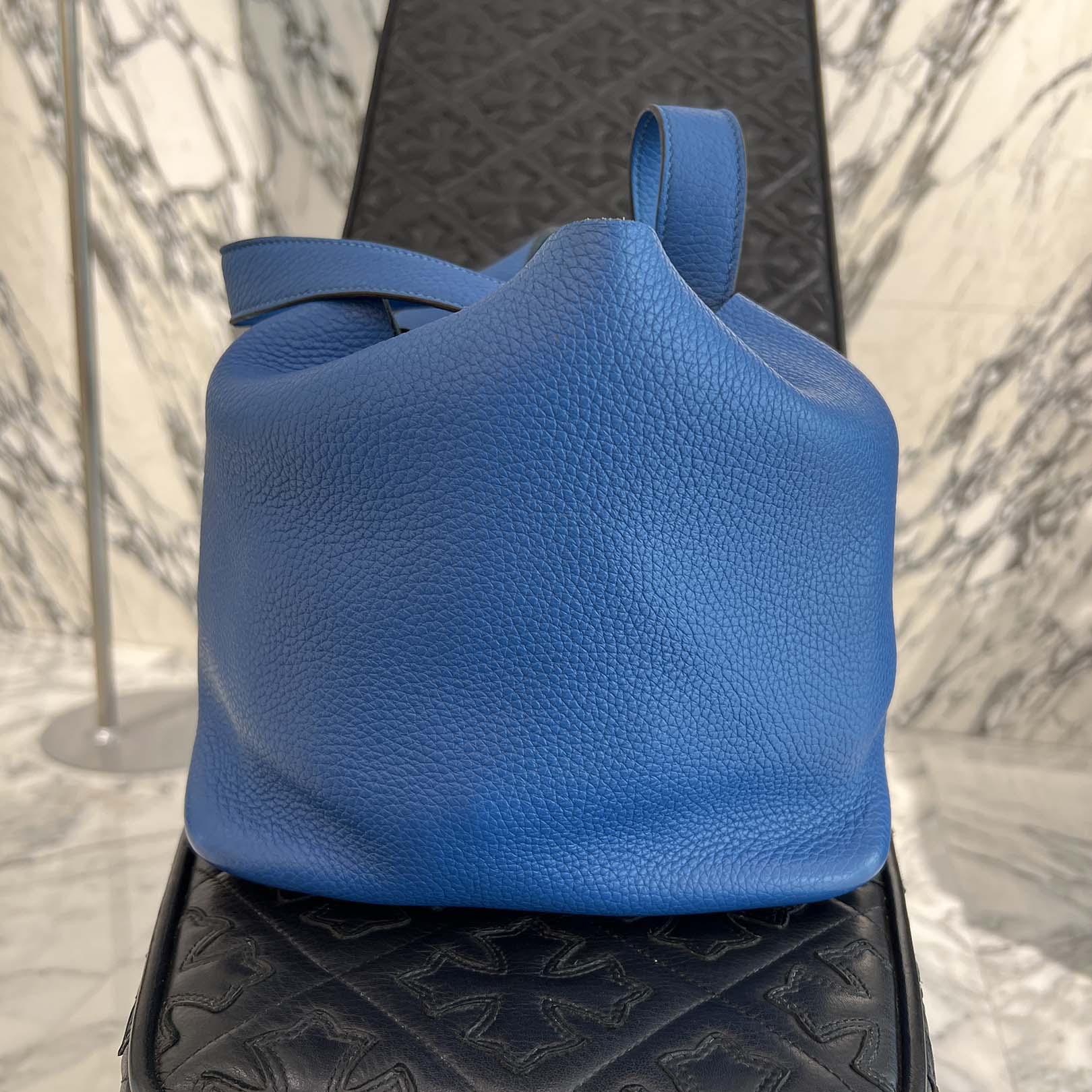 HERMES Picotin Lock MM "Bleu Hydra" Y刻印 エルメス ピコタンロック MM "ブルーイドラ" Y刻印