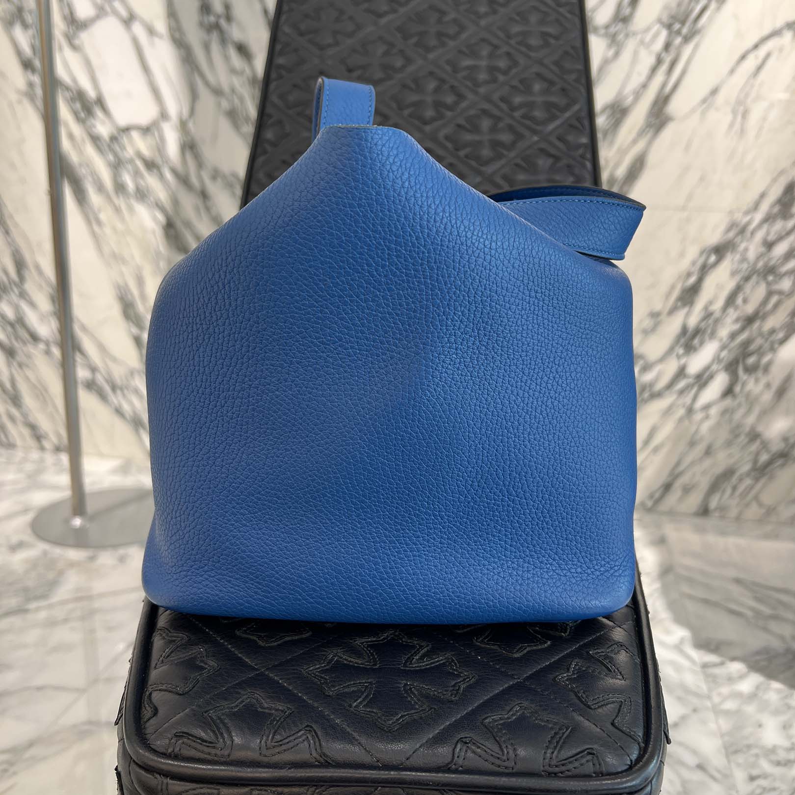 HERMES Picotin Lock MM "Bleu Hydra" Y刻印 エルメス ピコタンロック MM "ブルーイドラ" Y刻印