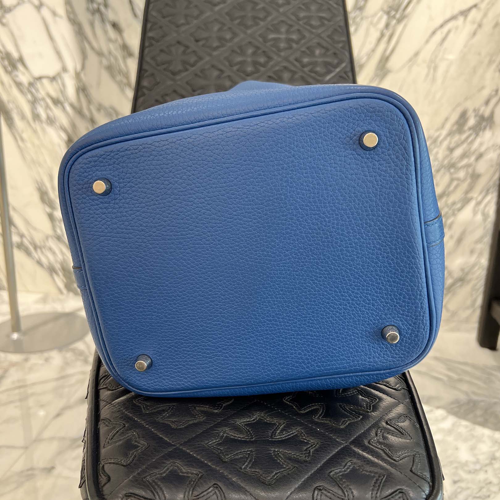 HERMES Picotin Lock MM "Bleu Hydra" Y刻印 エルメス ピコタンロック MM "ブルーイドラ" Y刻印