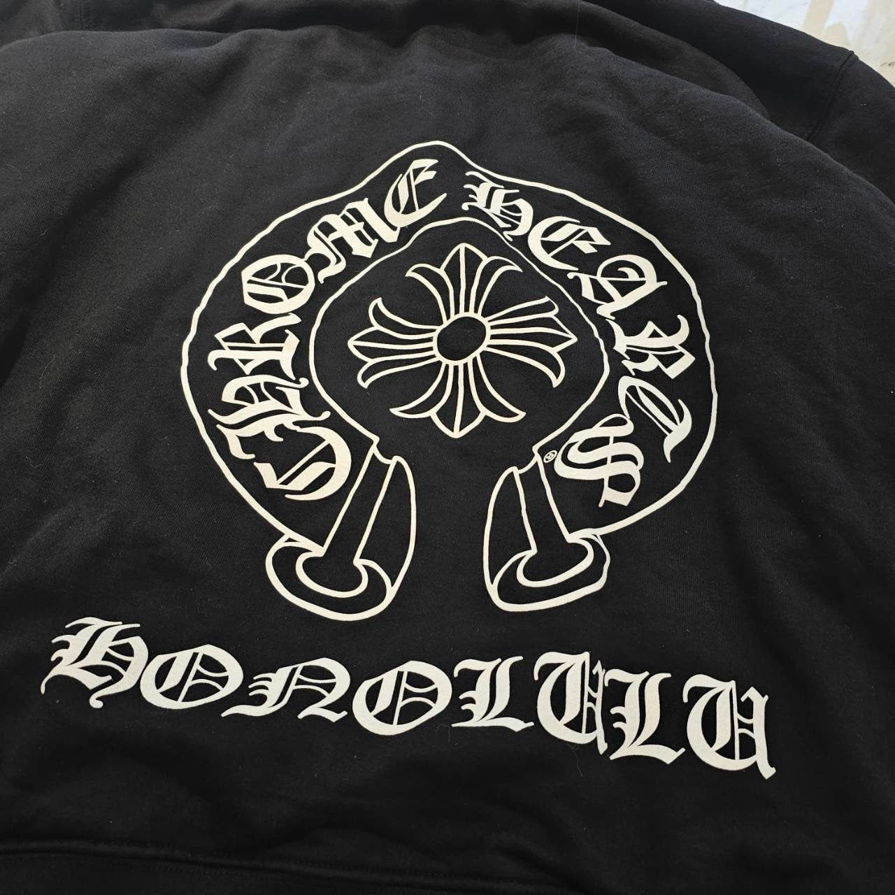 CHROME HEARTS Honolulu Limited Floral Cross Horseshoe Zip Up