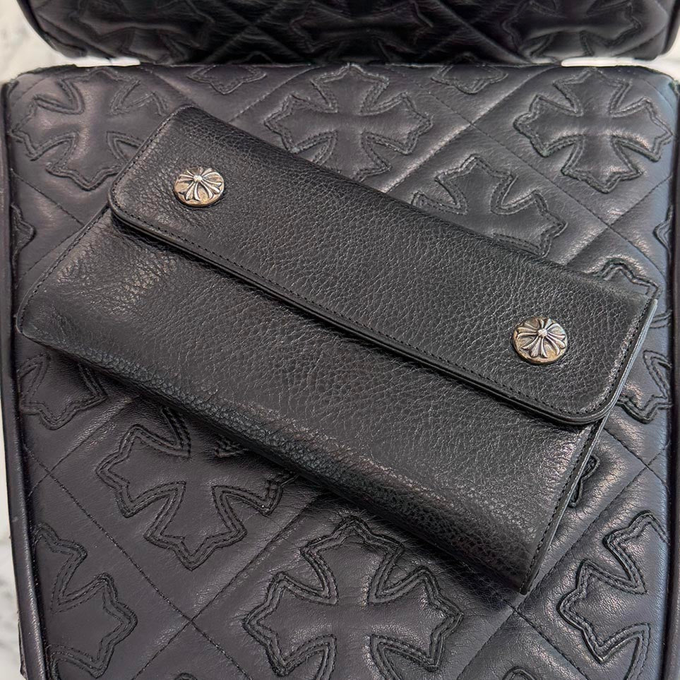 CHROME HEARTS Wave Cross Ball Wallet クロムハーツ ウェーブクロスボール ウォレット