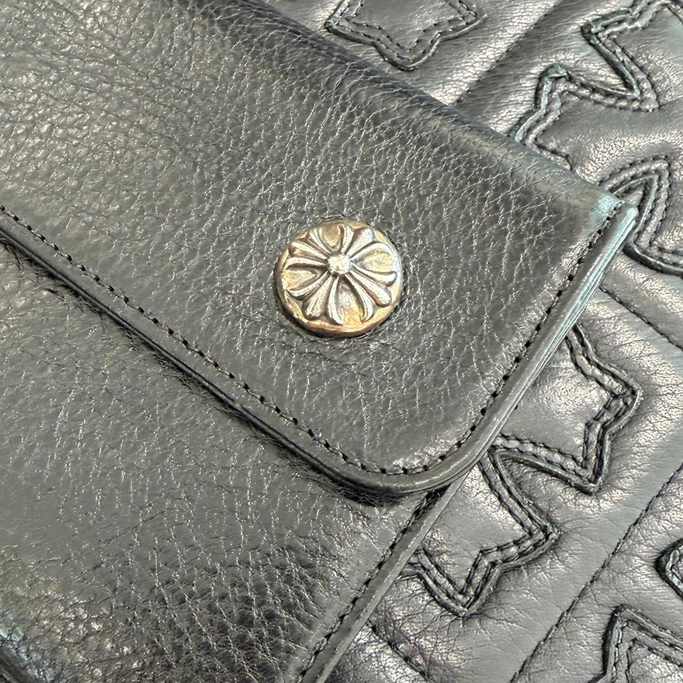 CHROME HEARTS Wave Cross Ball Wallet クロムハーツ ウェーブクロスボール ウォレット