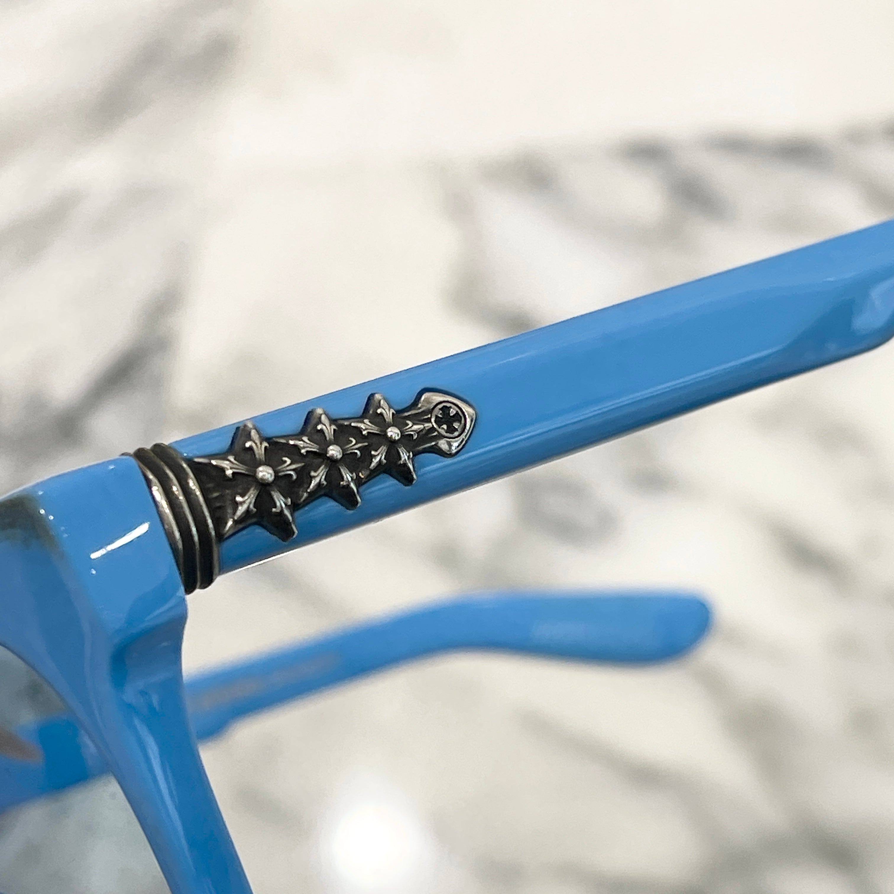 CHROME HEARTS CLITTERATI Sunglasses Size 53口19-442 クロムハーツ