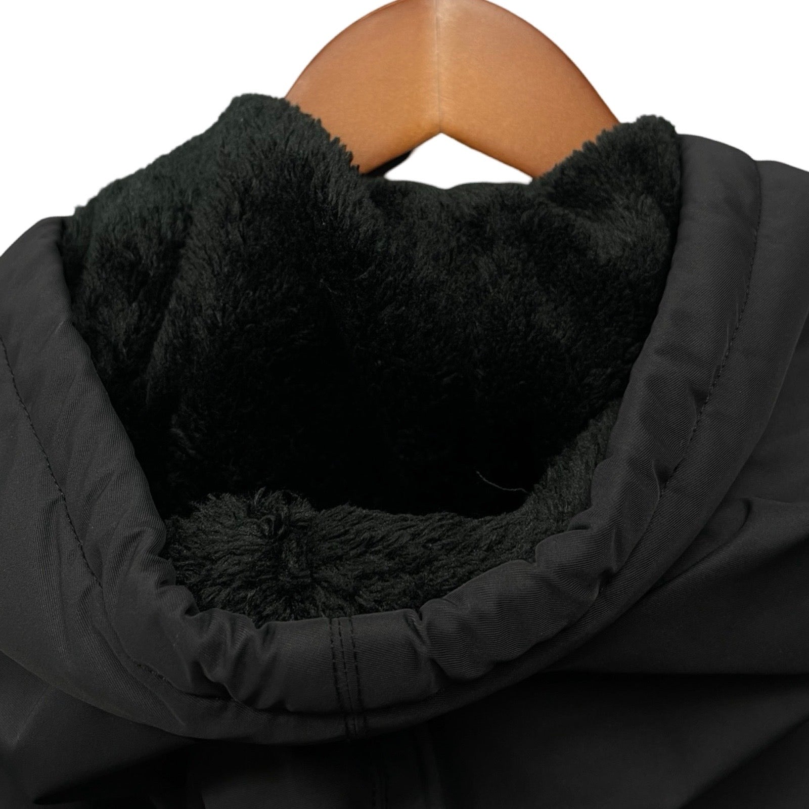 CHROME HEARTS HURRICANE Dagger Zip Up Nylon Leather Long Coat Size L