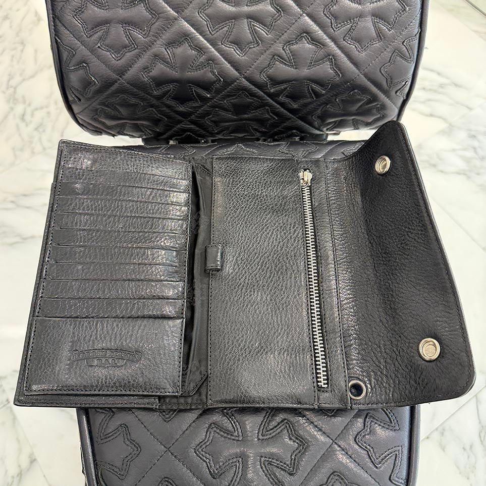 CHROME HEARTS Wave Cross Ball Wallet クロムハーツ ウェーブクロスボール ウォレット