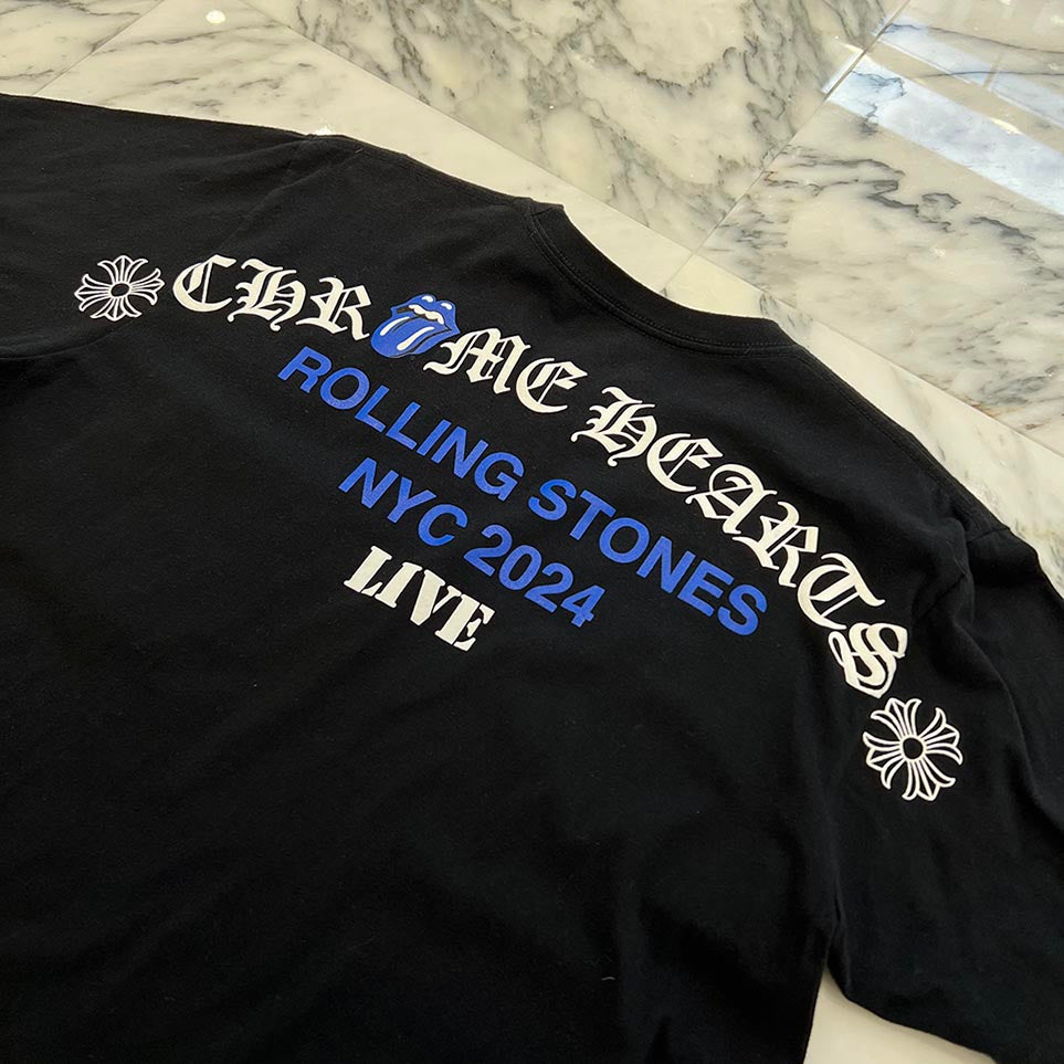 CHROME HEARTS × The Rolling Stones New York Limited Tee Size XL クロムハーツ × ローリングストーンズ ニューヨーク限定 Tシャツ サイズXL