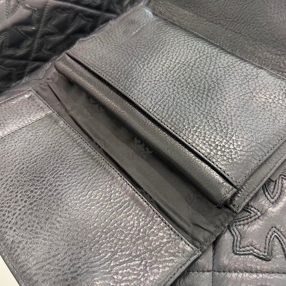 CHROME HEARTS Wave Cross Ball Wallet クロムハーツ ウェーブクロスボール ウォレット