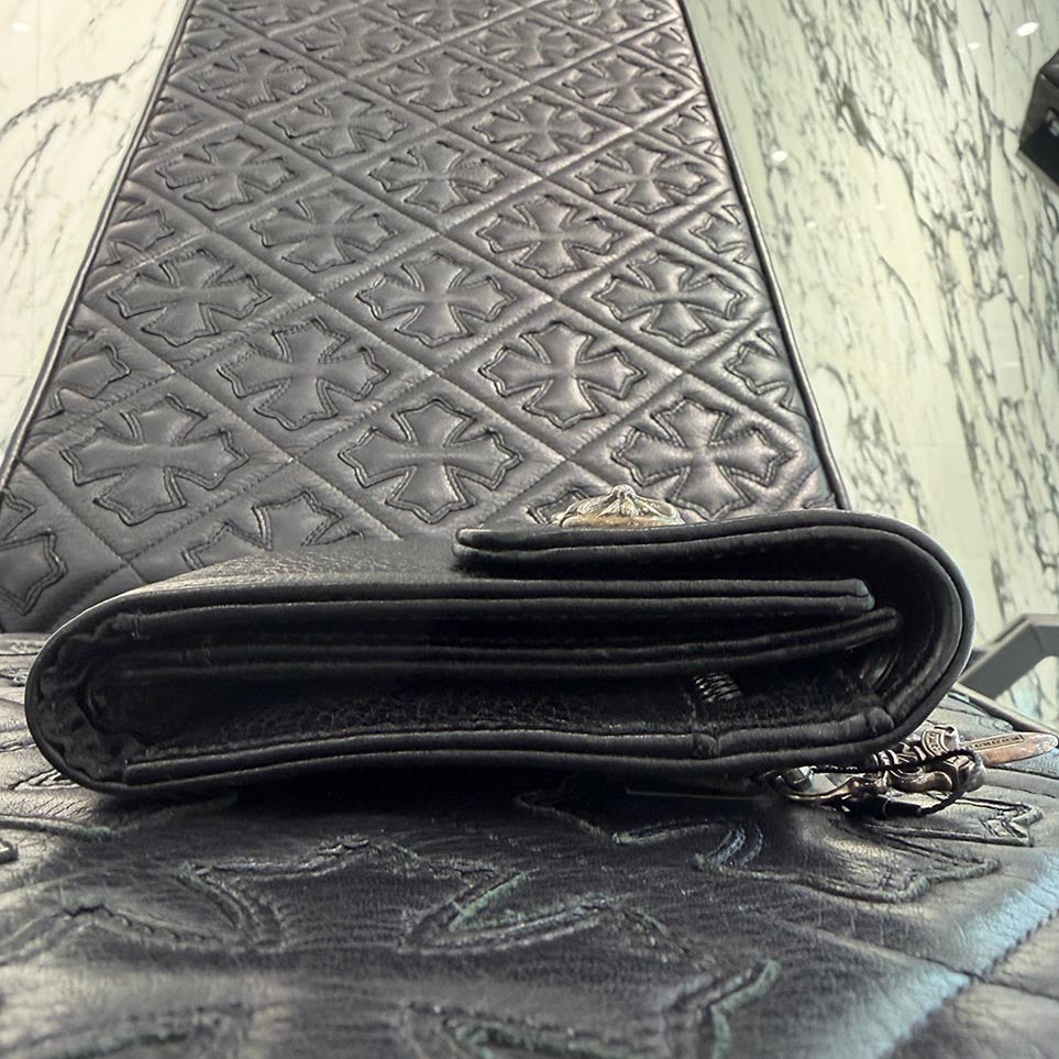 CHROME HEARTS Wave Cross Ball Wallet クロムハーツ ウェーブクロスボール ウォレット