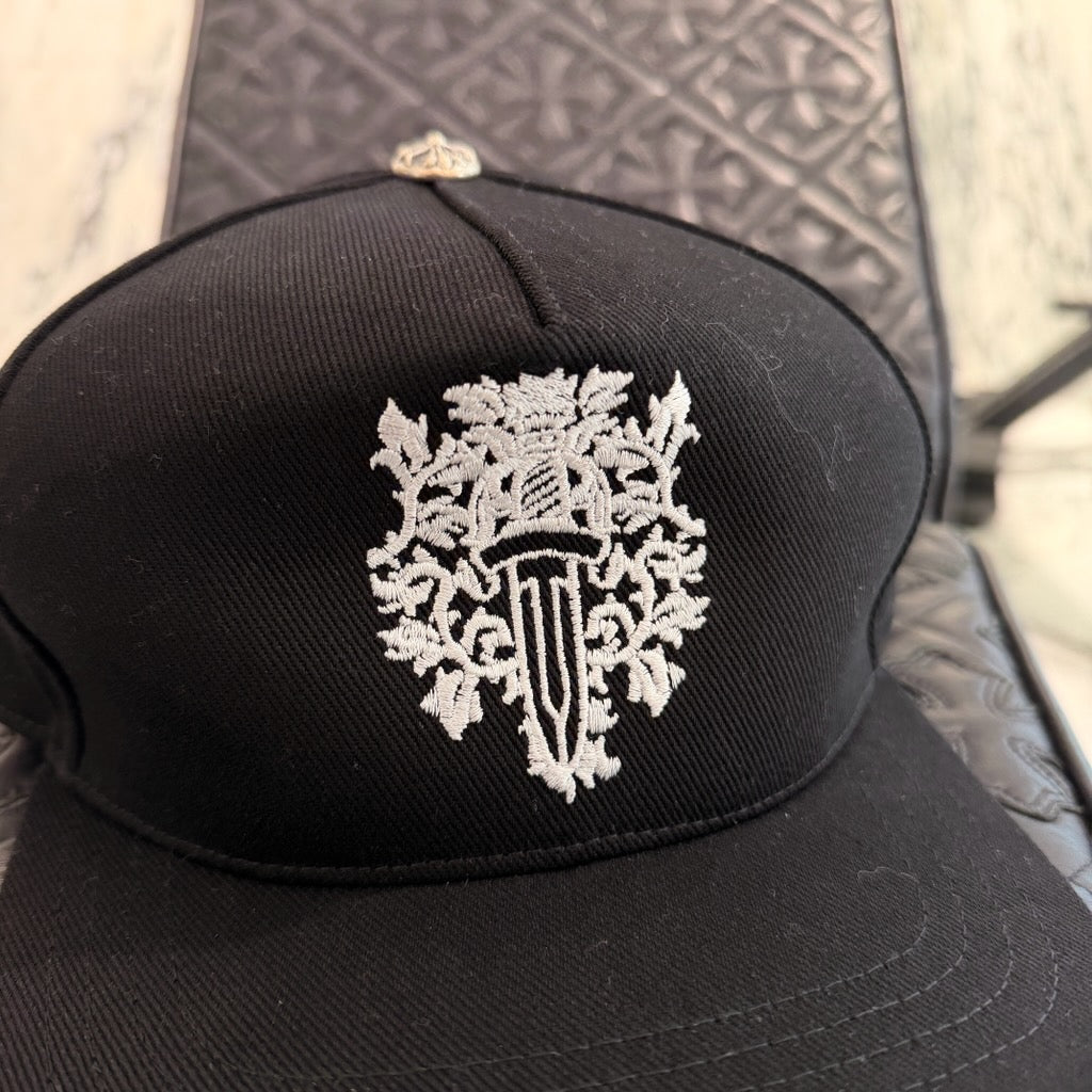 CHROME HEARTS Dagger Denim Baseball Cap Size ONE SIZE (51-61) クロムハーツ ダガーデニム ベースボースキャップ サイズONE SIZE (51-61)