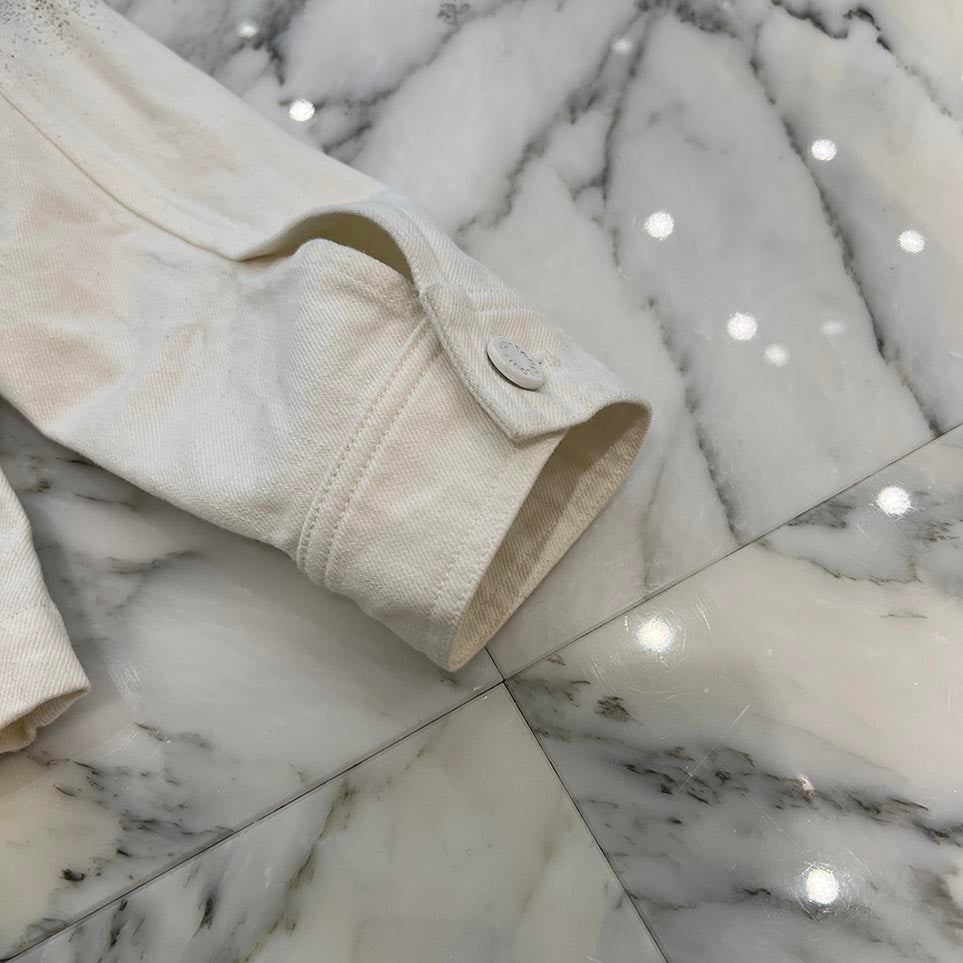 LOUIS VUITTON 2020SS Monogram Gradient Work Denim Jacket HLS09W Size M ルイヴィトン モノグラムグラデーションワーク デニムジャケット サイズM