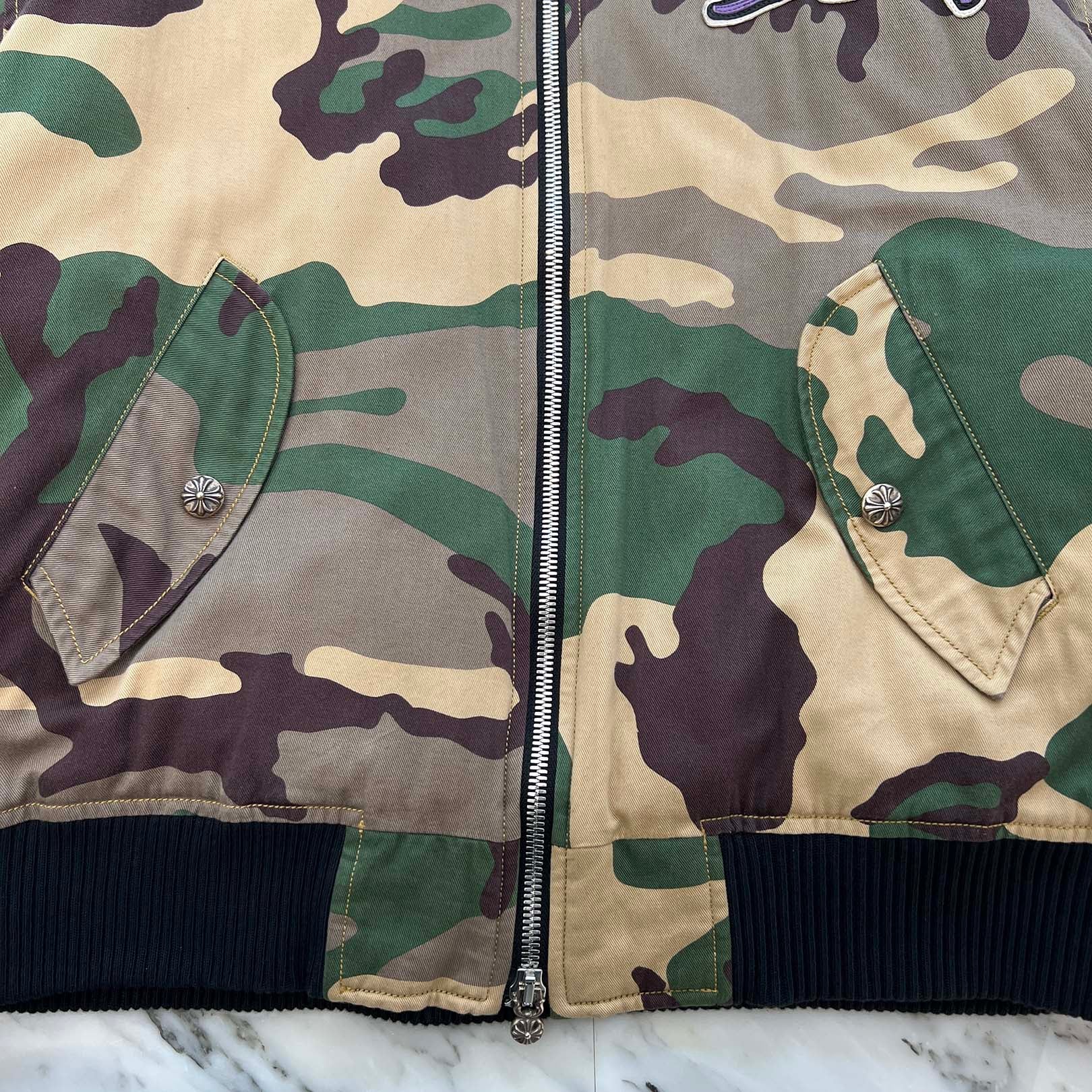 CHROME HEARTS×MATTY BOY Sex Record Camouflage Bomber Jacket Size M クロムハーツ×マッティボーイ セックスレコード カモフラージュ ボンバージャケット サイズＭ