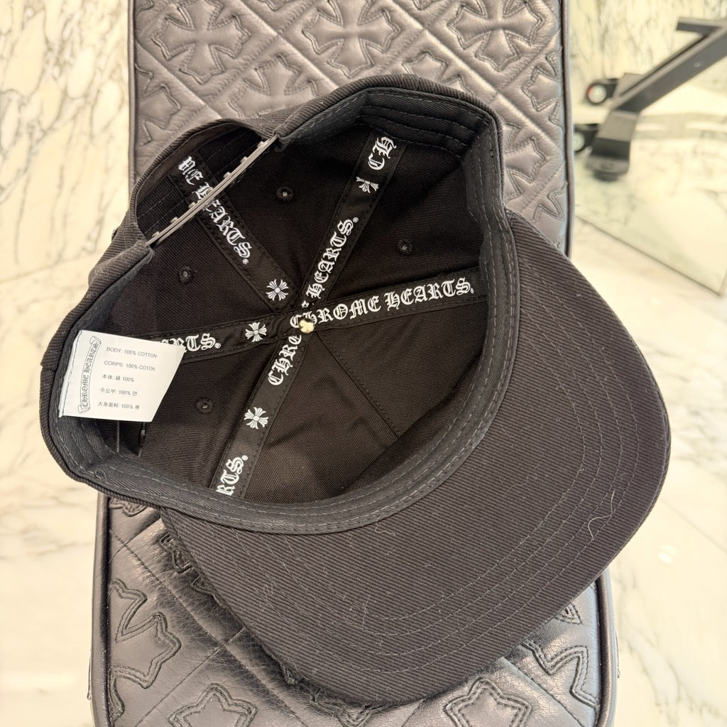 CHROME HEARTS Dagger Denim Baseball Cap Size ONE SIZE (51-61) クロムハーツ ダガーデニム ベースボースキャップ サイズONE SIZE (51-61)