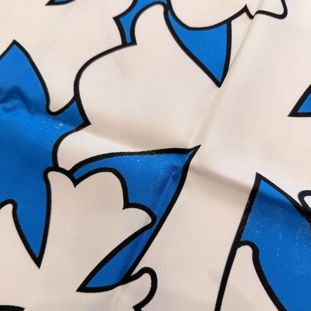 CHROME HEARTS Cemetery Cross Silk Scarf クロムハーツ セメタリー