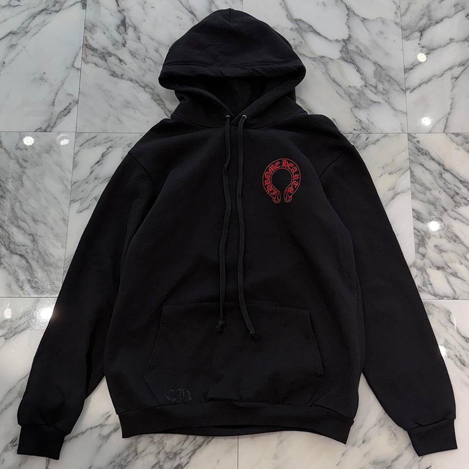 CHROME HEARTS Friends & Family Limited Floral Cross Arch Logo Pullover Hoodie Size XXL クロムハーツ フレンズアンドファミリー フローラルクロス アーチロゴ プルオーバーフーディ サイズXXL