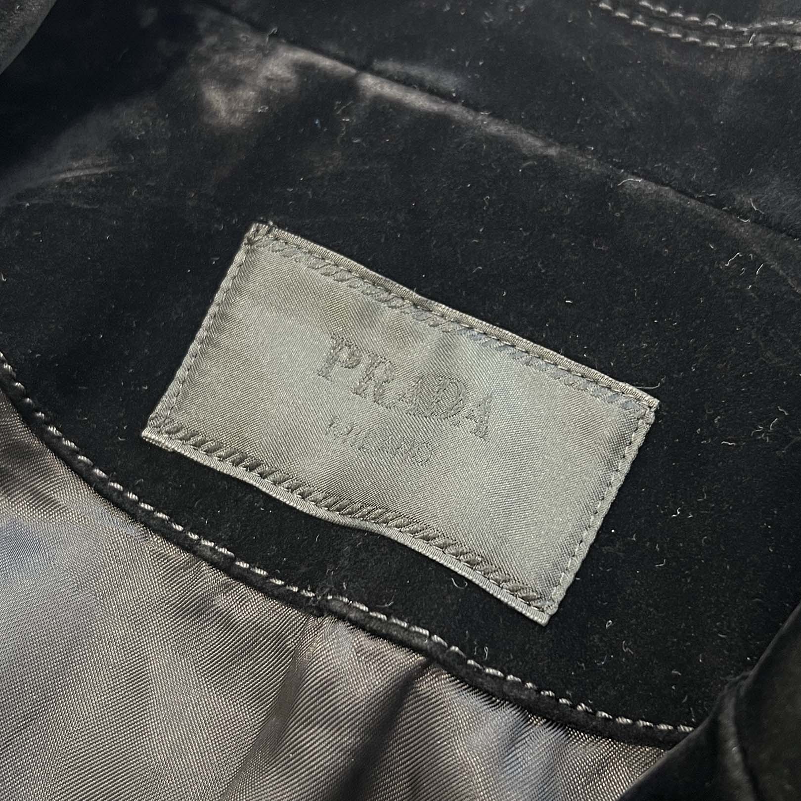 PRADA 2024SS Cotton Velvet Blouson Jacket GEB276 S000 12HO Size 52 プラダ コットンベルベット ブルゾンジャケット サイズ52