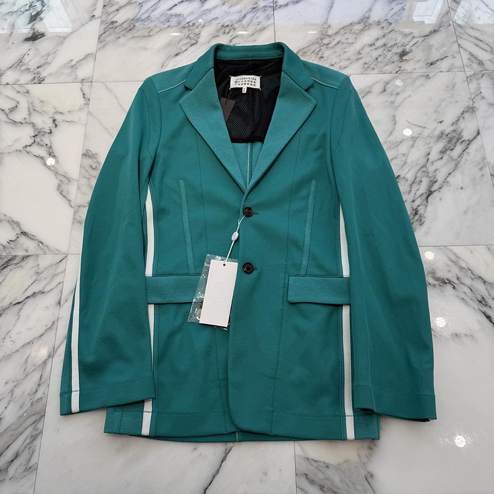 Maison Margiela 2019SS Polyester Rodier Jersey Jacket S50BN0973 Size 44 メゾンマルジェラ Polyester Rodier ジャージージャケット サイズ44