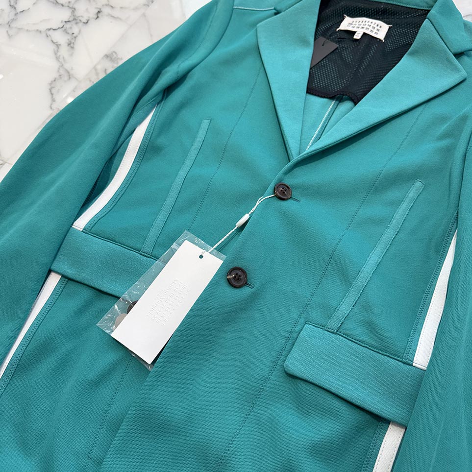 Maison Margiela 2019SS Polyester Rodier Jersey Jacket S50BN0973 Size 44 メゾンマルジェラ Polyester Rodier ジャージージャケット サイズ44