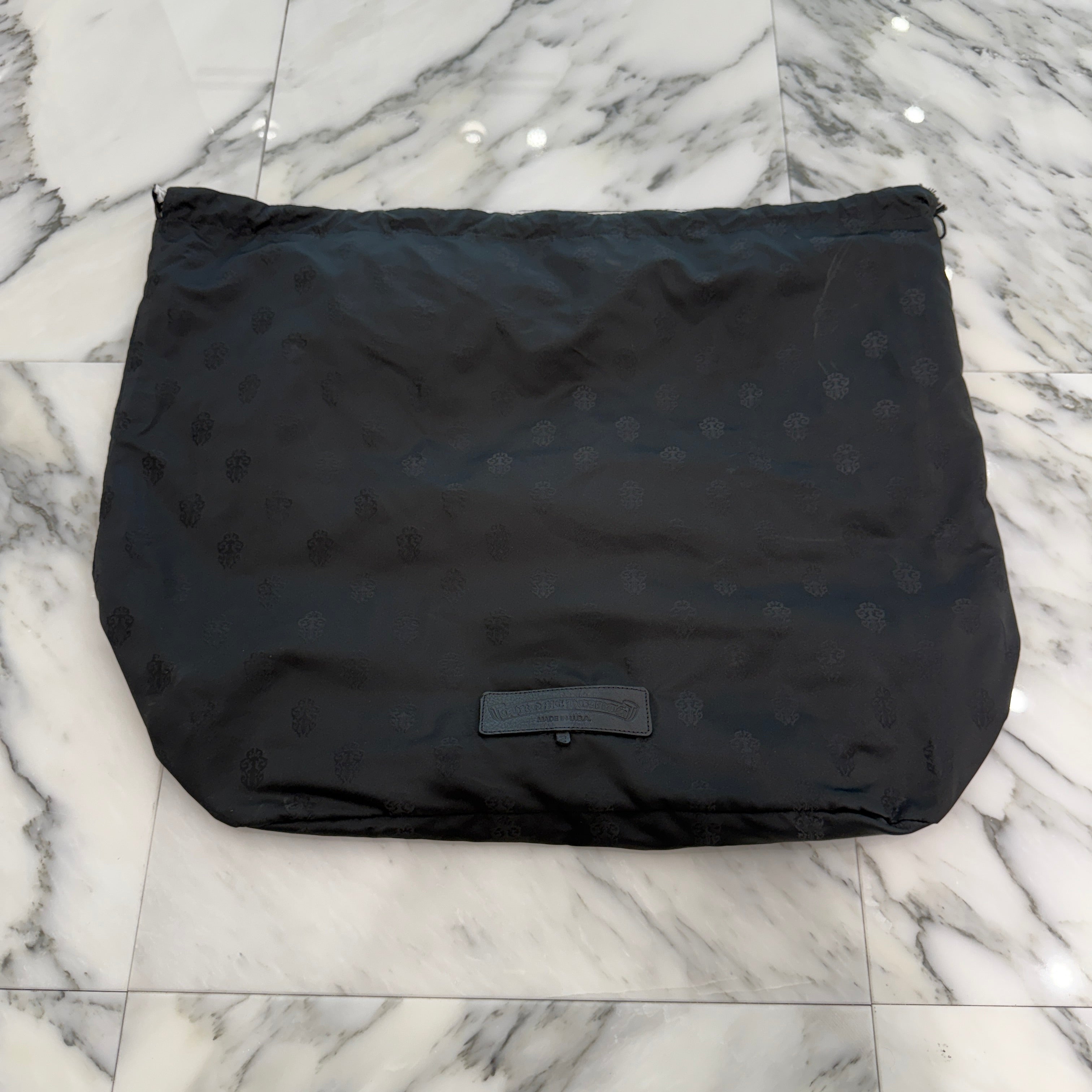 CHROME HEARTS Cemetery Cross Print Nylon Leather FS Tote Bag クロムハーツ セメタリークロスプリント ナイロン レザー FS トートバッグ