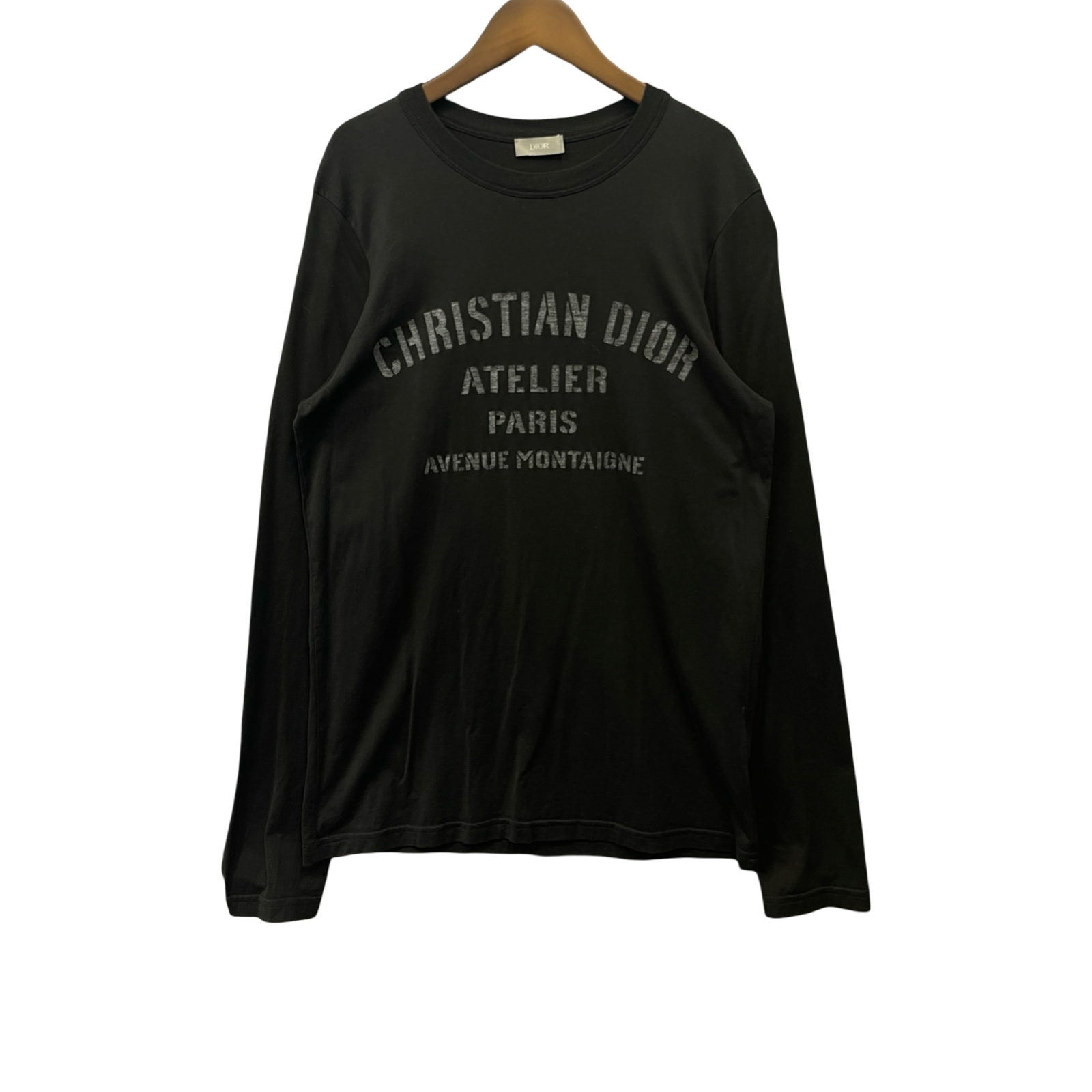 DIOR 2021SS Atelier Logo Long Sleeve Tee Size L