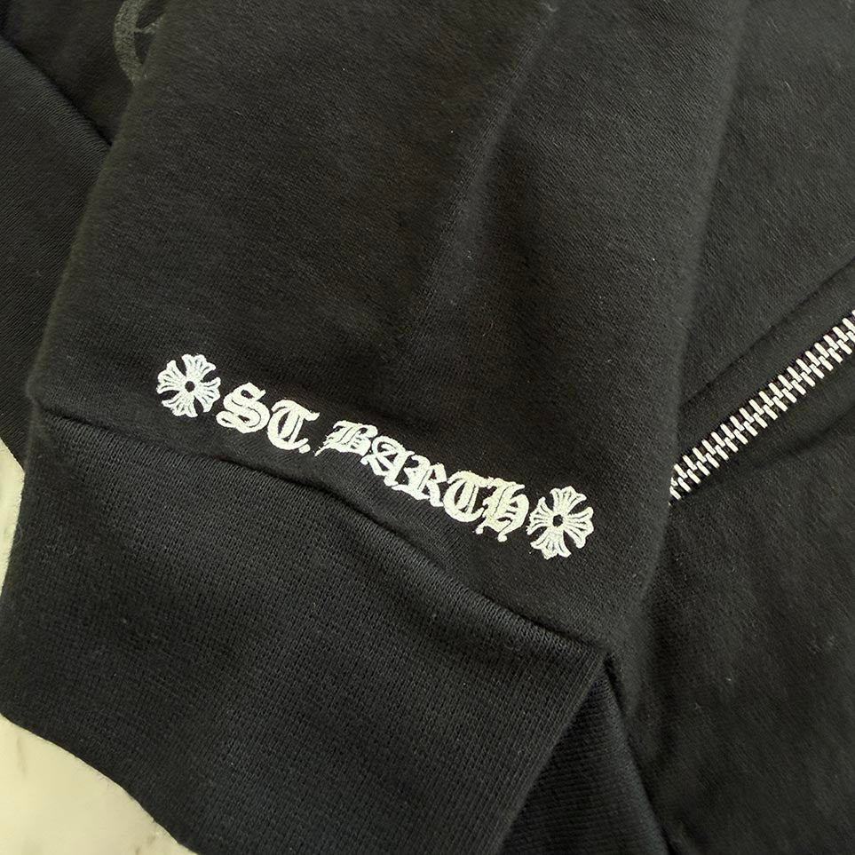CHROME HEARTS St. Barth Limited Horseshoe Zip Up Hoodie Size L クロムハーツ セントバース限定 ホースシュー ジップアップフーディー サイズL