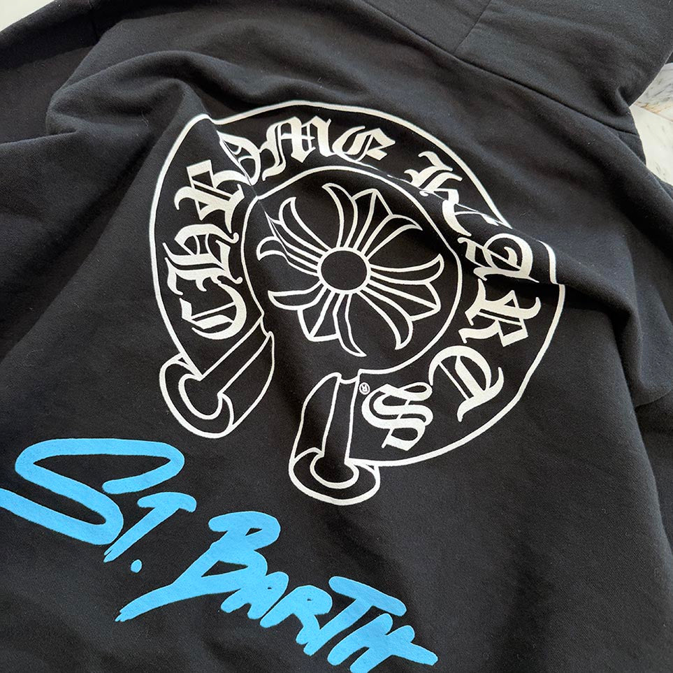CHROME HEARTS St. Barth Limited Horseshoe Zip Up Hoodie Size L クロムハーツ セントバース限定 ホースシュー ジップアップフーディー サイズL
