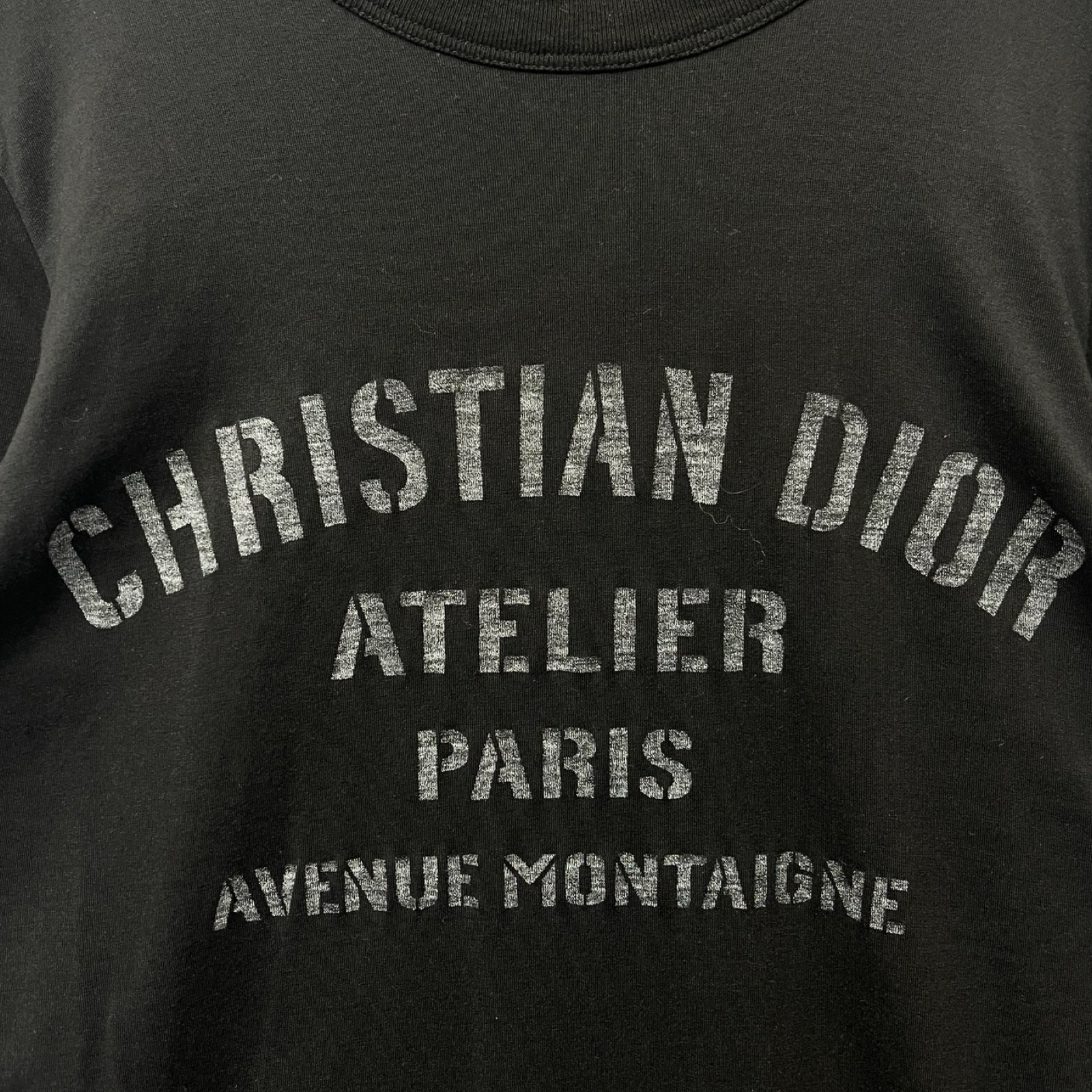 DIOR 2021SS Atelier Logo Long Sleeve Tee Size L