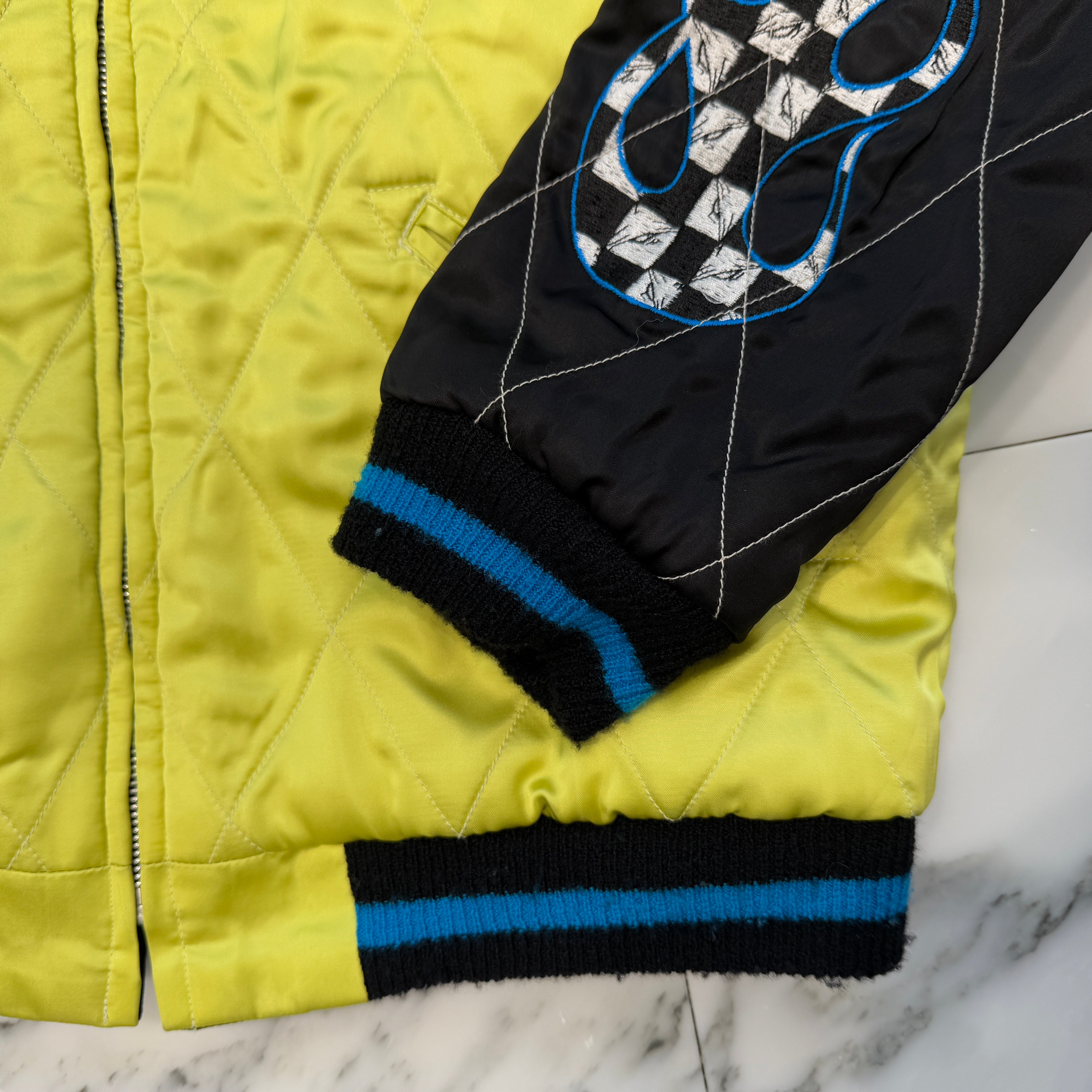 CHROME HEARTS×MATTY BOY Floral Cross Flaming Youth Hollywood Reversible Bomber Jacket Size M  フローラル クロス フレーミング ユース ハリウッド リバーシブル ボンバージャケット サイズM