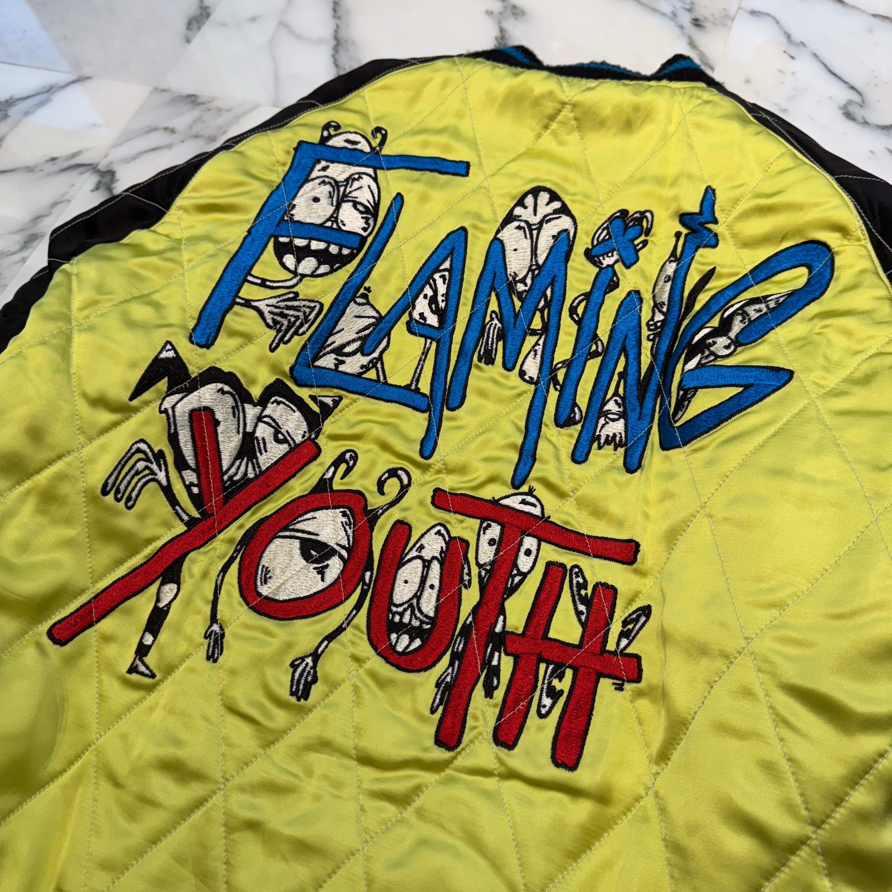 CHROME HEARTS×MATTY BOY Floral Cross Flaming Youth Hollywood Reversible Bomber Jacket Size M  フローラル クロス フレーミング ユース ハリウッド リバーシブル ボンバージャケット サイズM