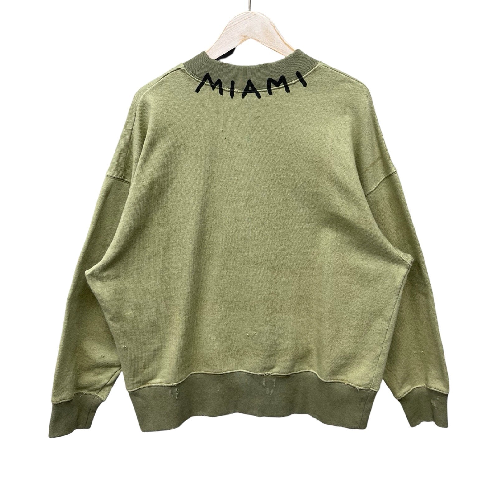 Palm Angels 2023SS Seasonal Logo Crewneck Sweatshirt PMBA065S23FLE0135610 Size S