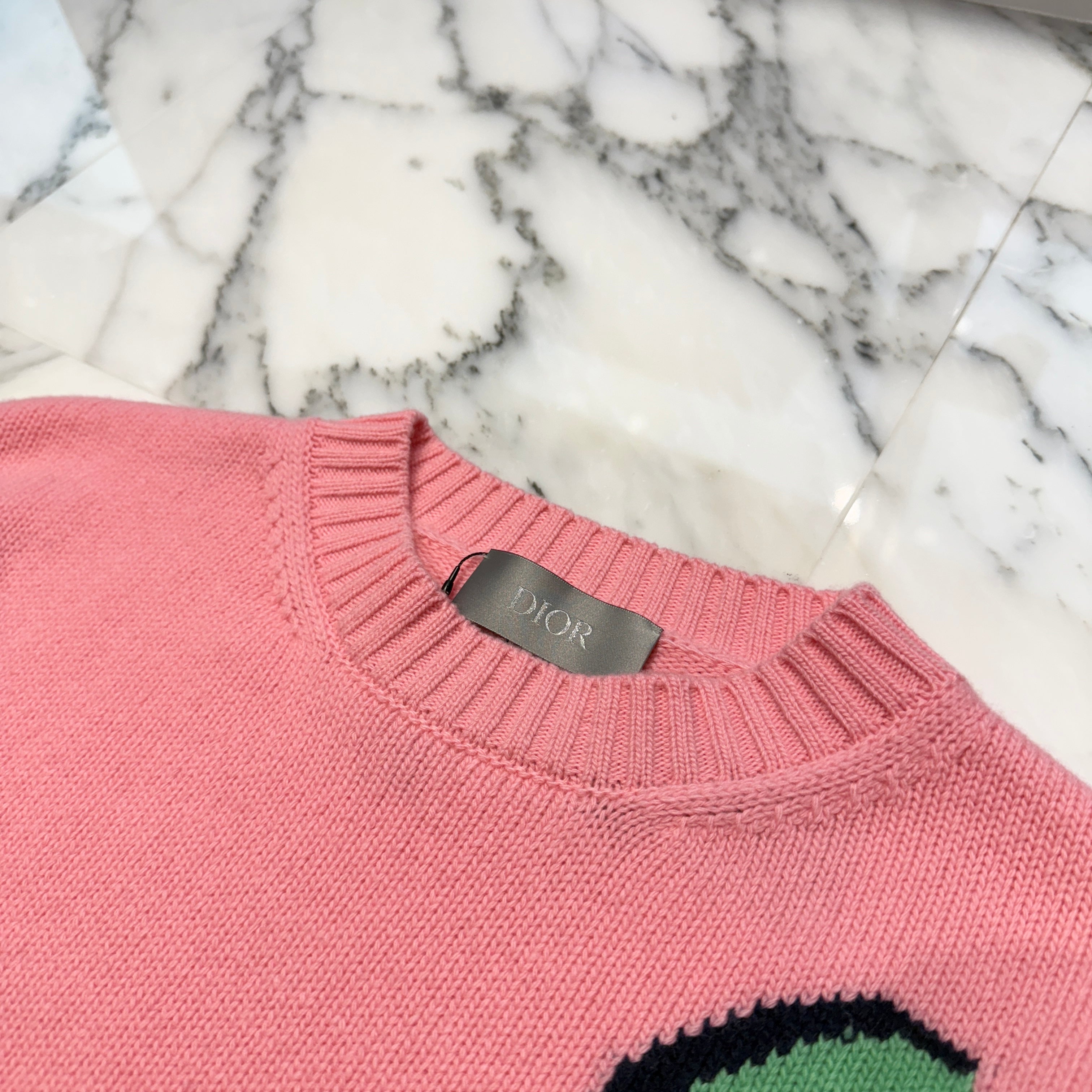 DIOR × Lewis Hamilton 2024AW Logo Knit Sweater 513M609AT663 Size M ディオール×ルイスハミルトン ロゴ ニットセーター サイズM