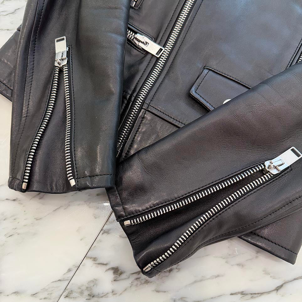 SAINT LAURENT PARIS 2015AW L01 Classic Motorcycle Rider's Leather