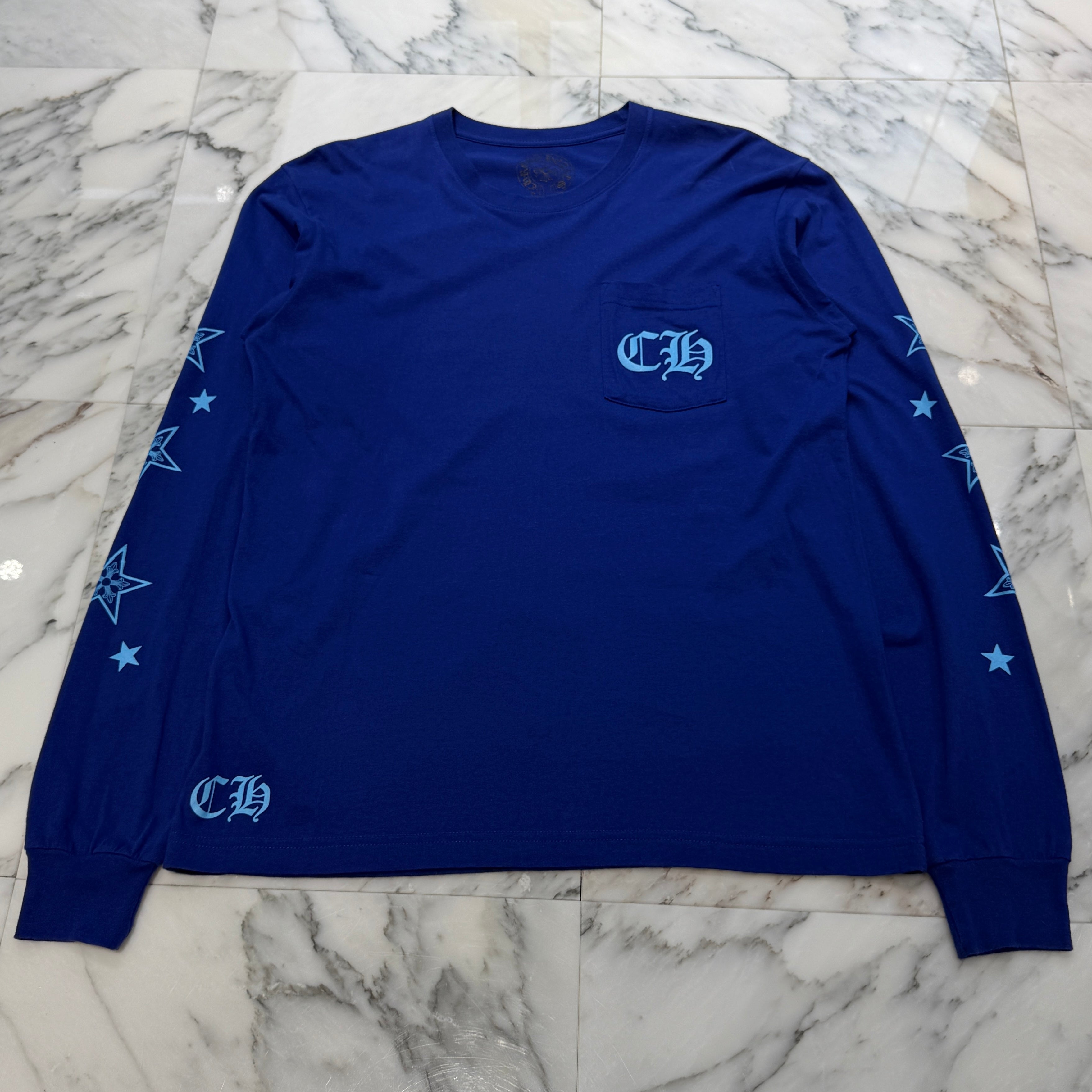 CHROME HEARTS Star Print Long Sleeve Tee Size L クロムハーツ スタープリント ロングスリーブTシャツ サイズL