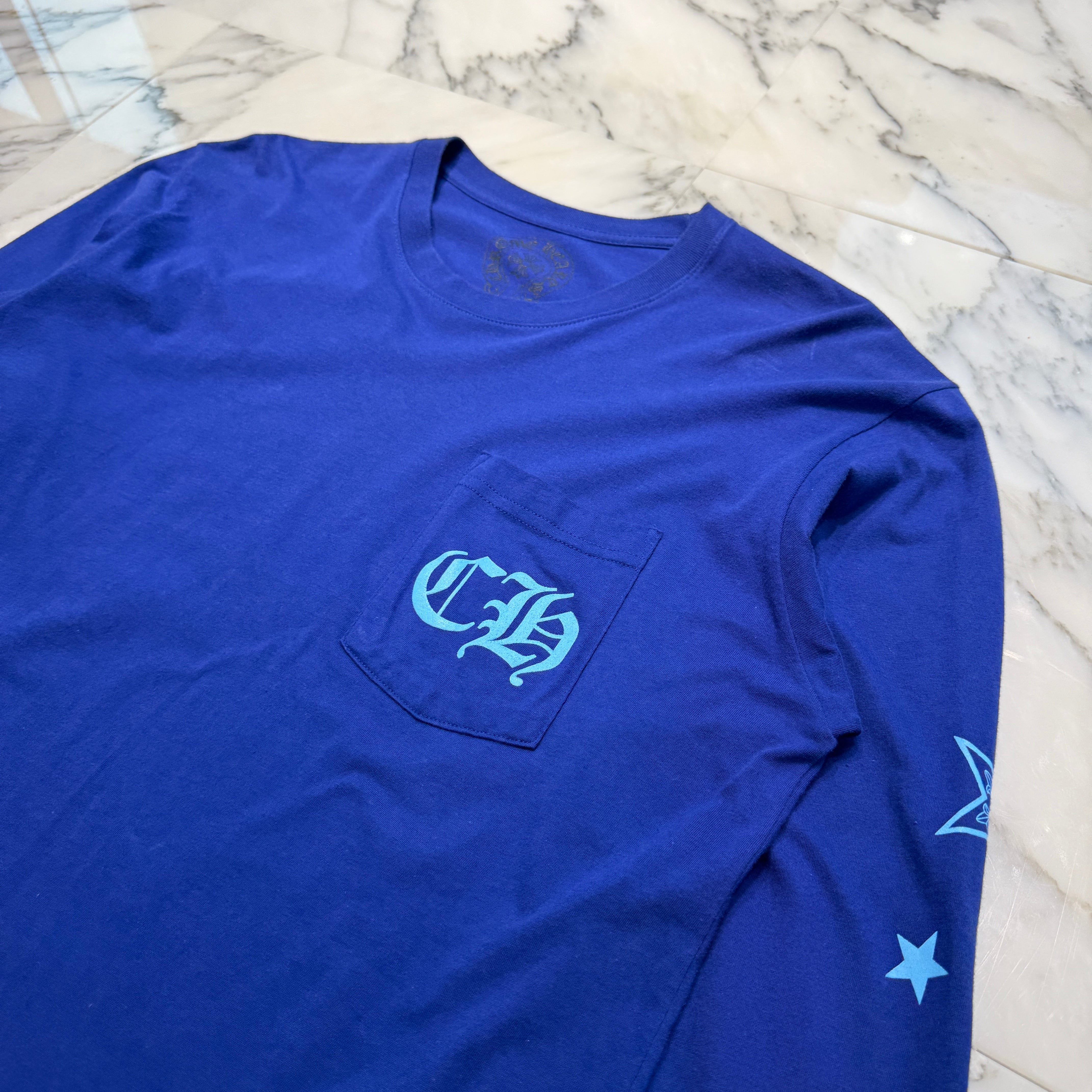 CHROME HEARTS Star Print Long Sleeve Tee Size L クロムハーツ スタープリント ロングスリーブTシャツ サイズL