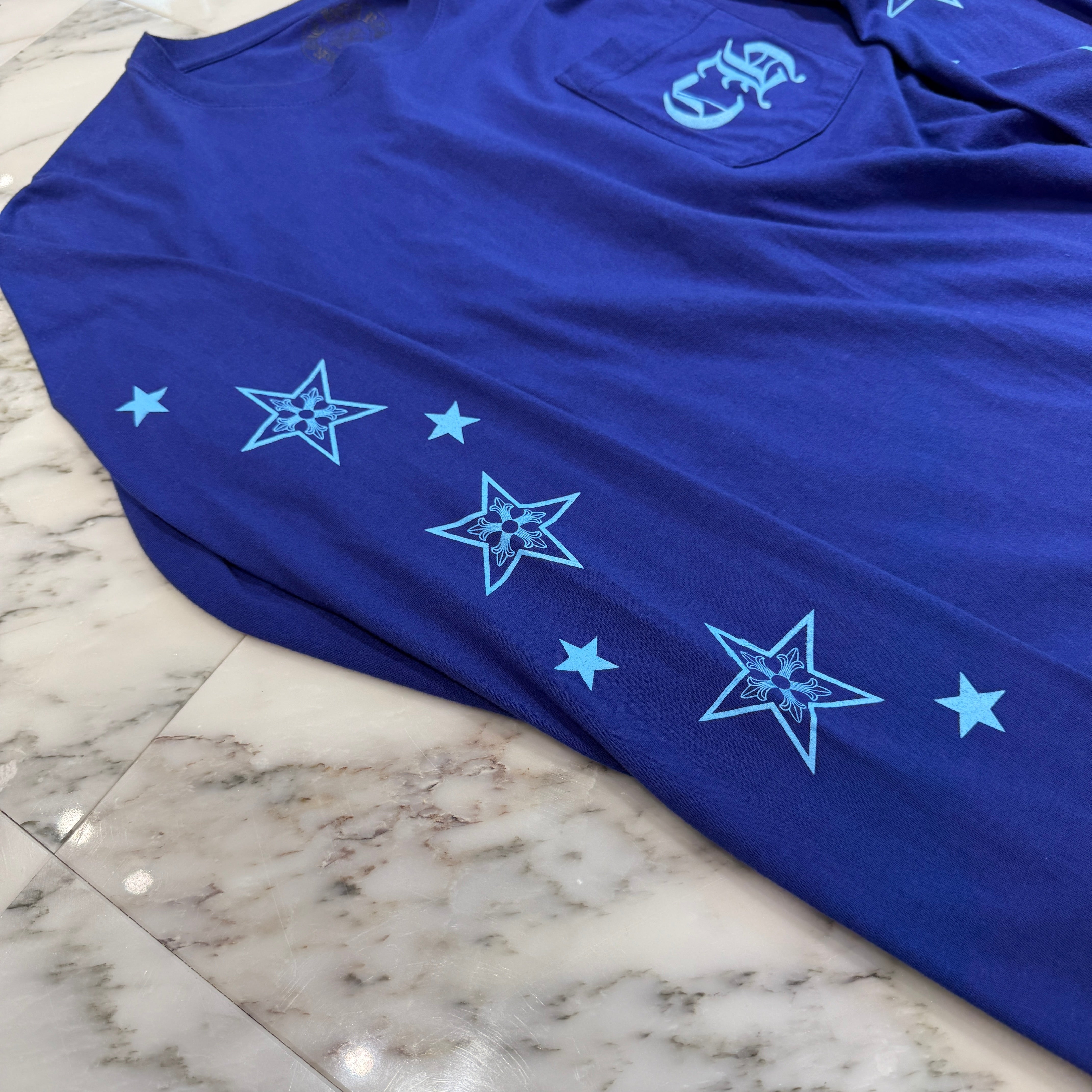 CHROME HEARTS Star Print Long Sleeve Tee Size L クロムハーツ スタープリント ロングスリーブTシャツ サイズL